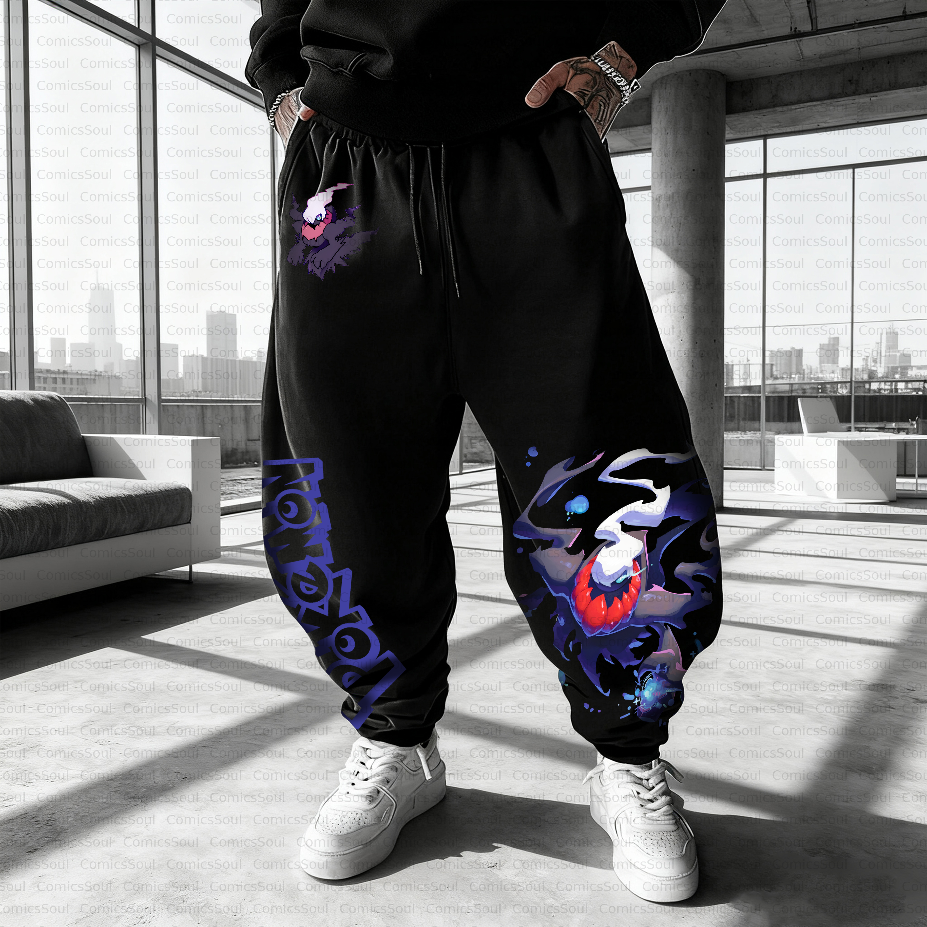 Unisex Casual Anime Streetwear Pant