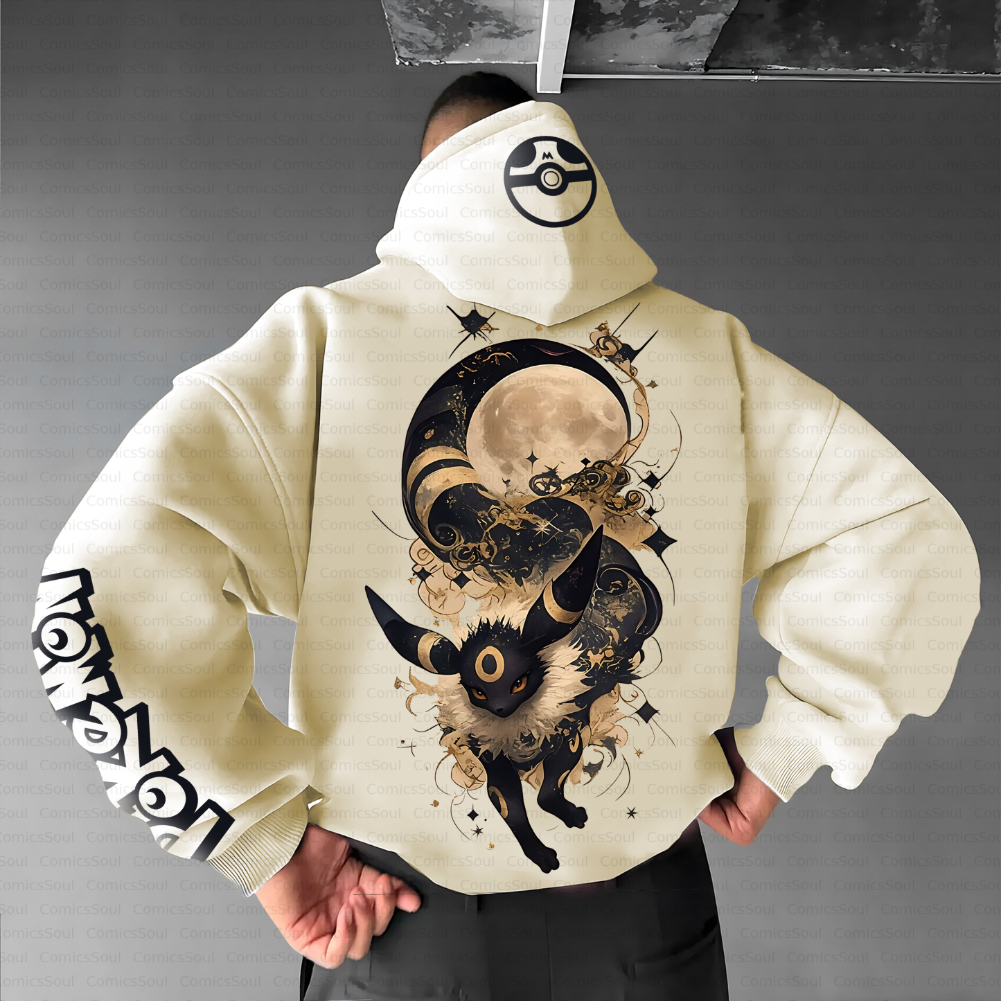 Unisex Anime Inspired Vintage Plush Hoodie