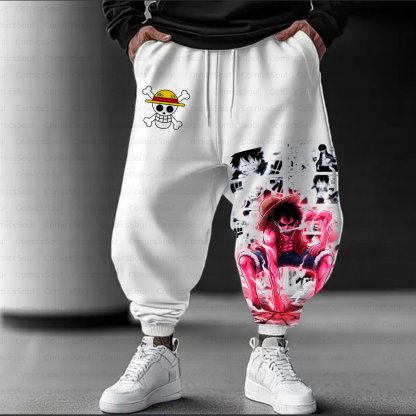 Unisex Casual Streetwear Plush Pants