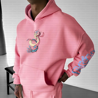 Unisex Anime Inspired Vintage Plush Hoodie
