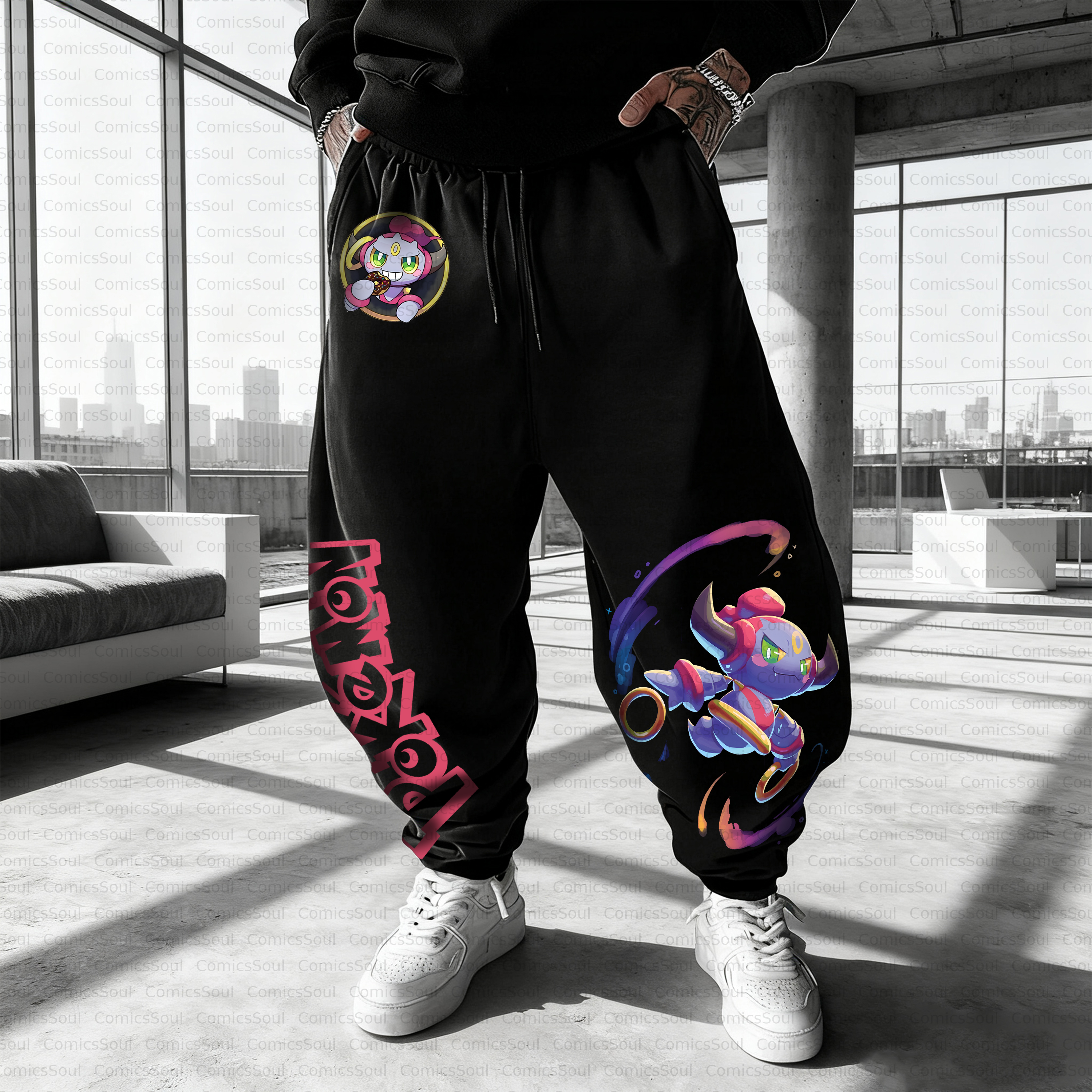 Unisex Casual Anime Streetwear Pant
