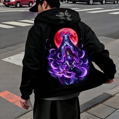 Unisex Graphic Streetwear Vintage Zipper Cardigan Plush Hoodie