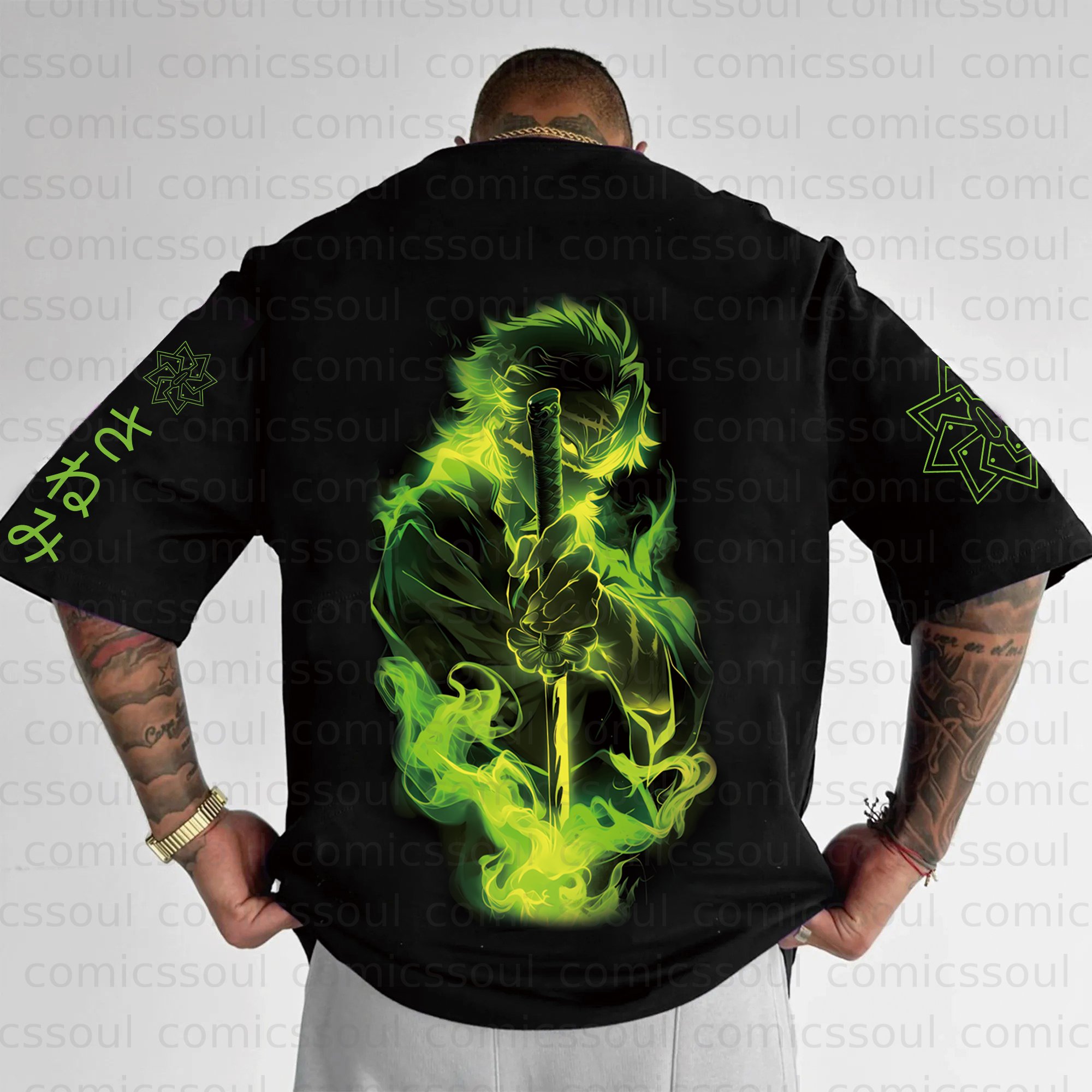 Unisex Anime Inspired Vintage T-Shirt | Comicssoul