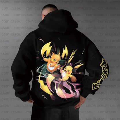 Unisex Anime Graphic Streetwear Vintage Hoodie