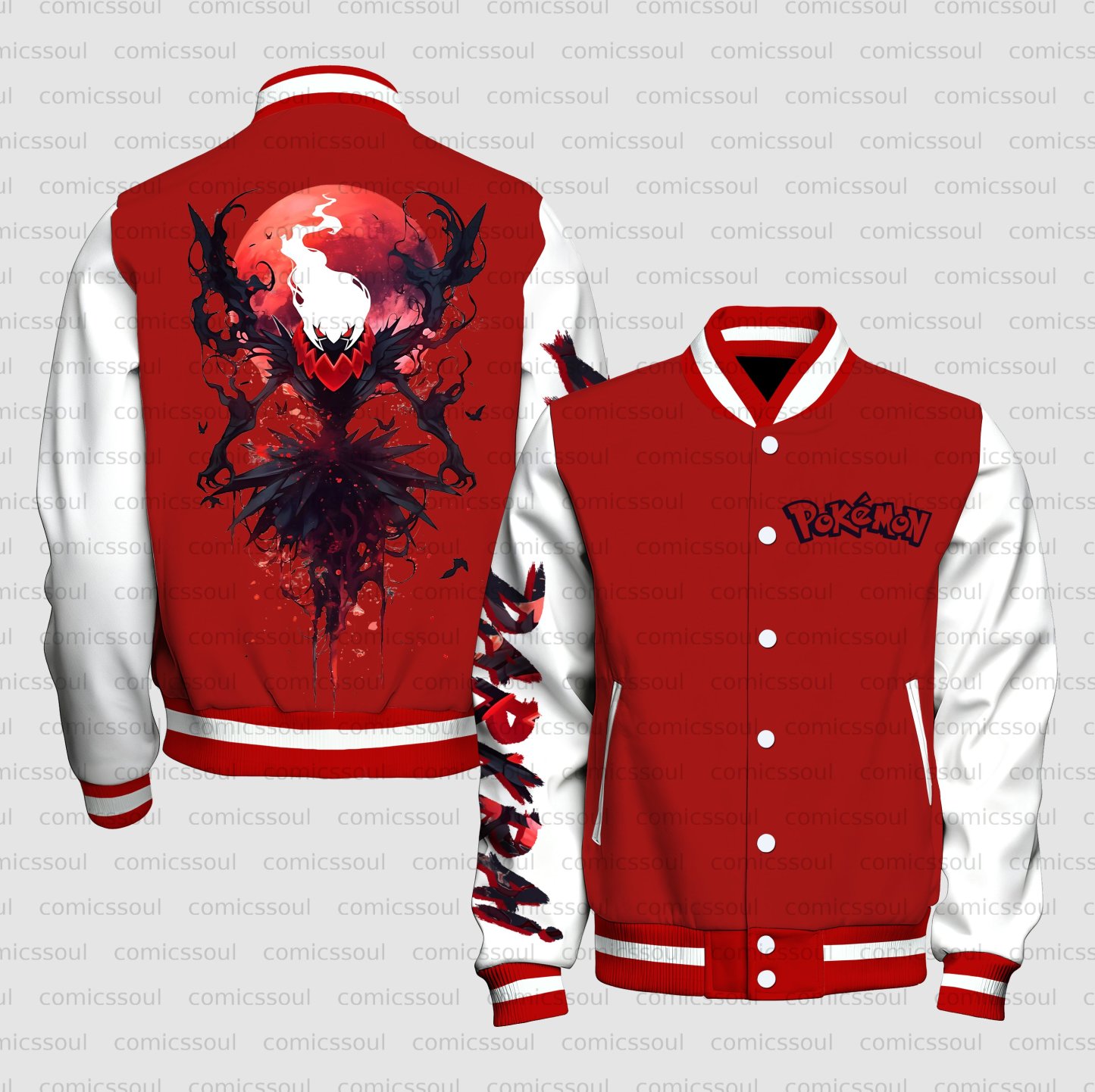 Unisex Vintage Anime Graphic Jacket