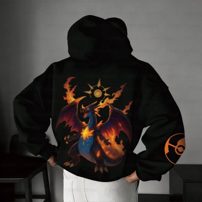 Unisex Anime Graphic Streetwear Vintage Plush Hoodie