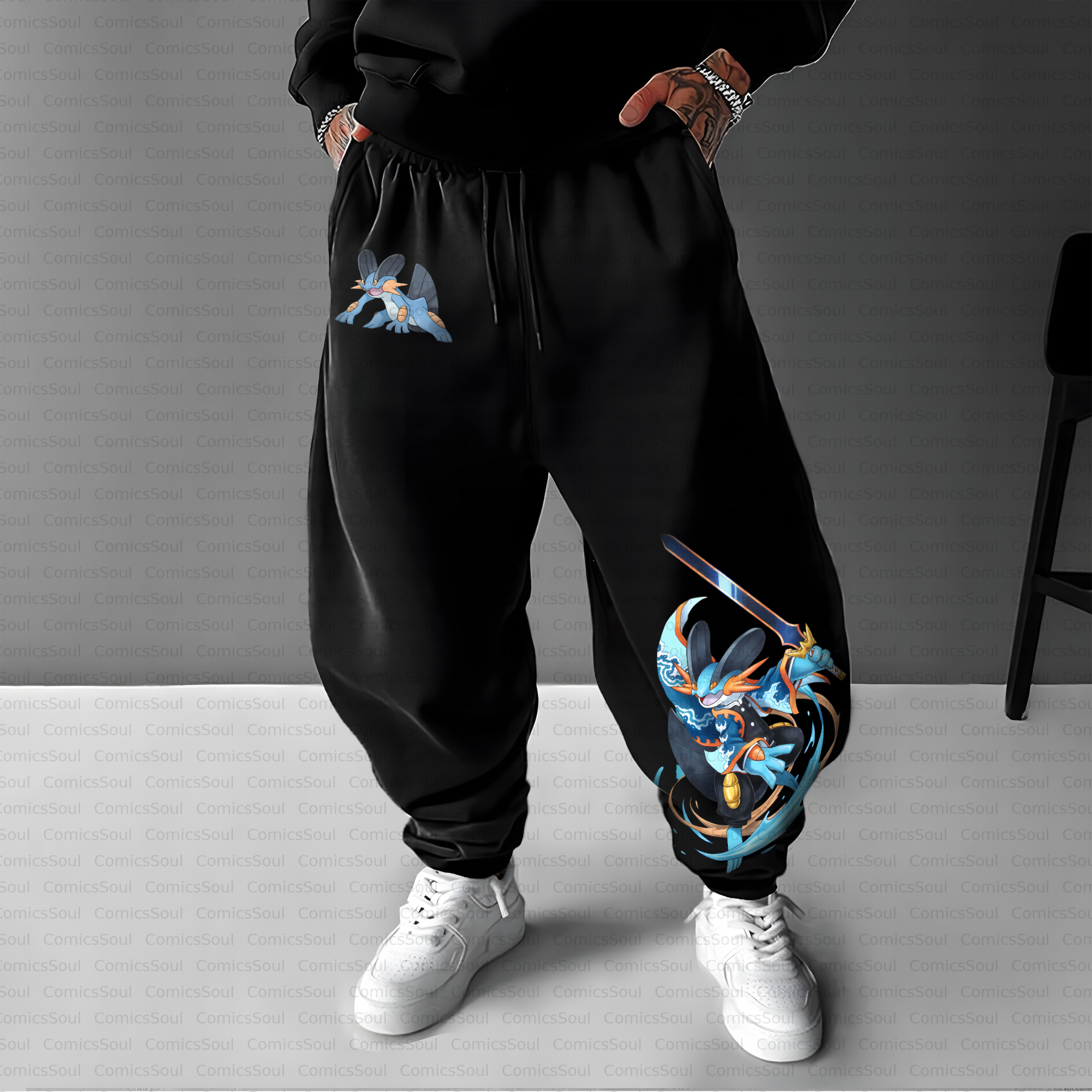Unisex Casual Anime Streetwear Pant