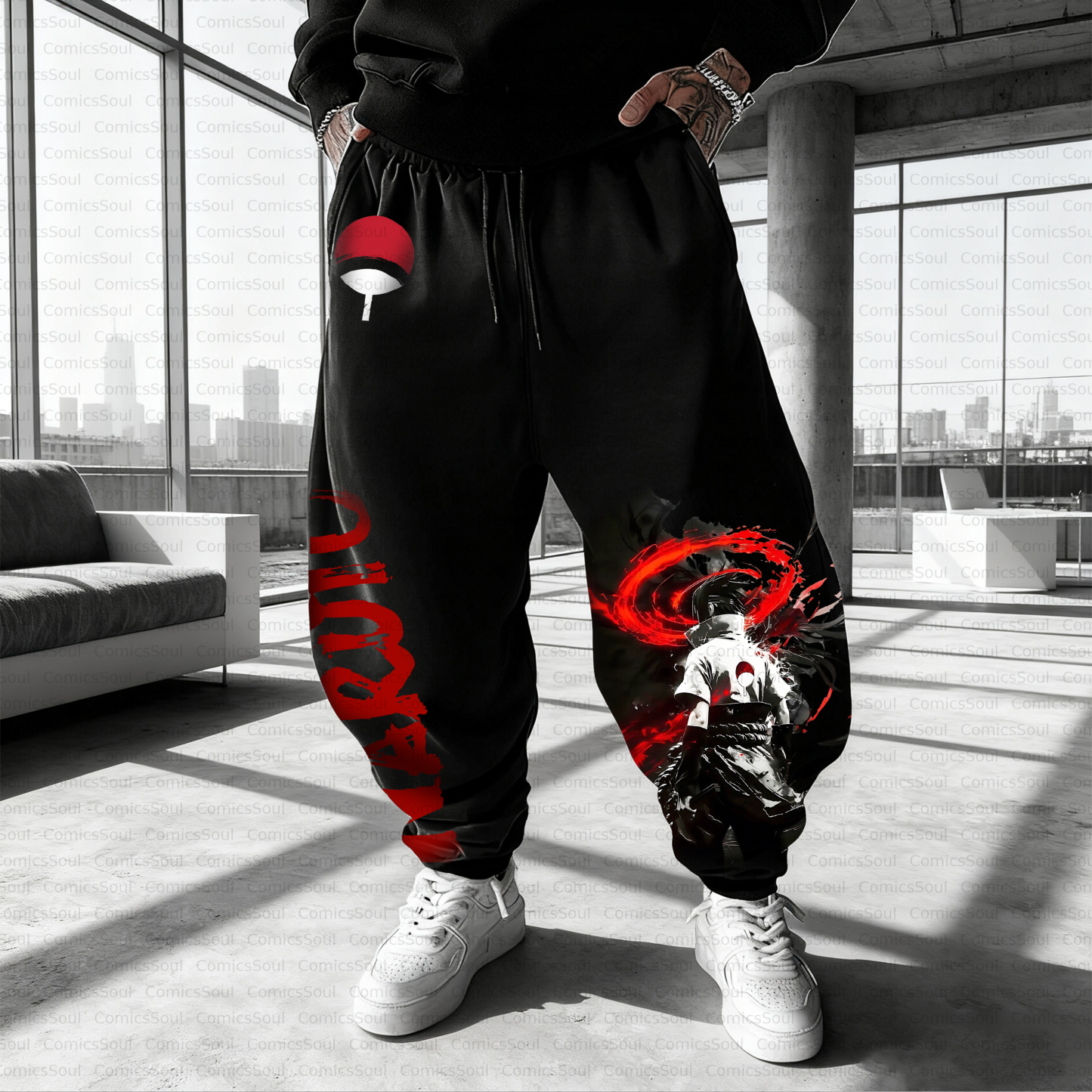 Unisex Casual Anime Streetwear Pant