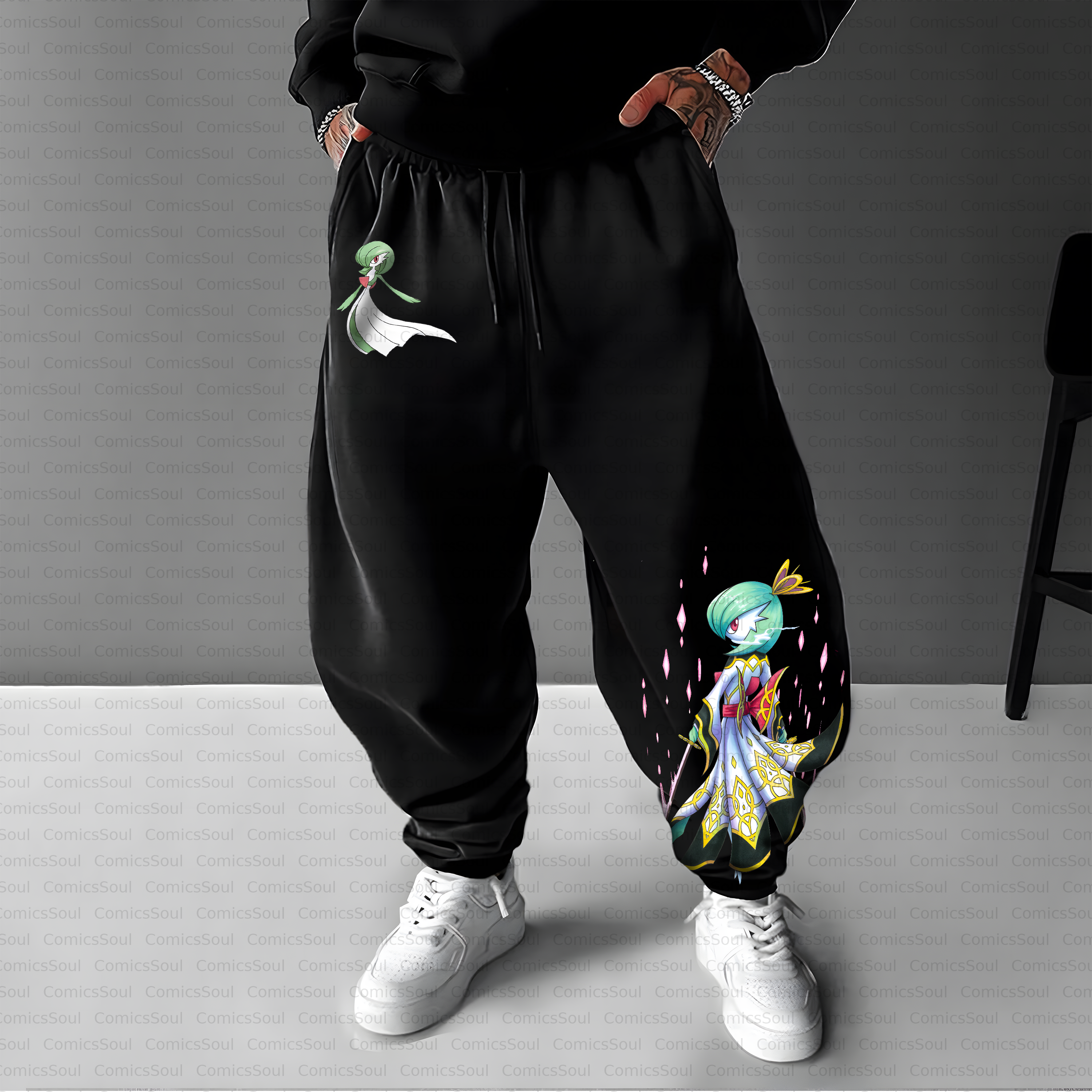 Unisex Casual Anime Streetwear Pant