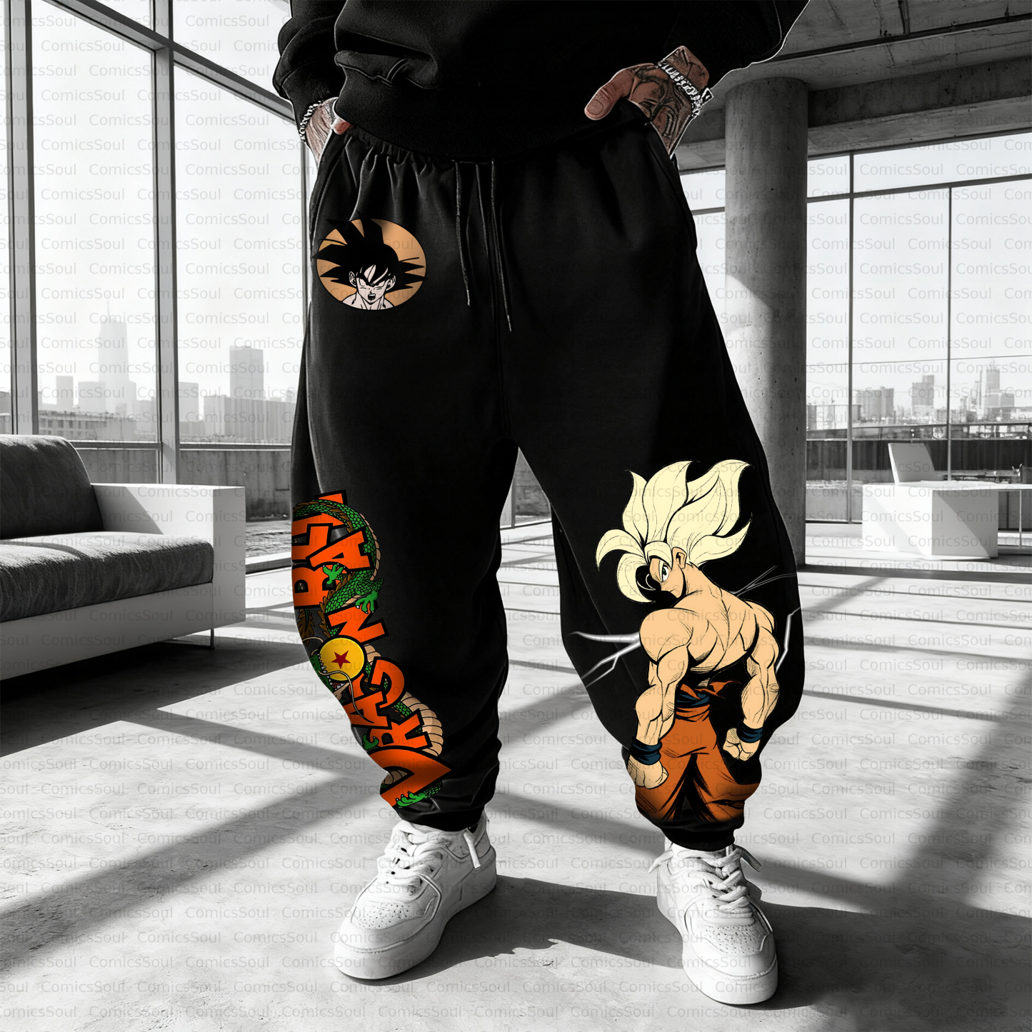Unisex Casual Anime Streetwear Pant