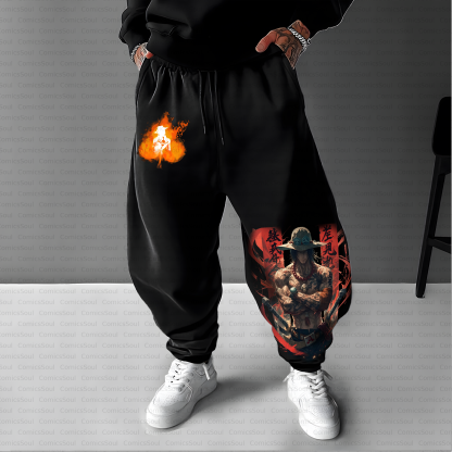 Unisex Casual Anime Streetwear Pant