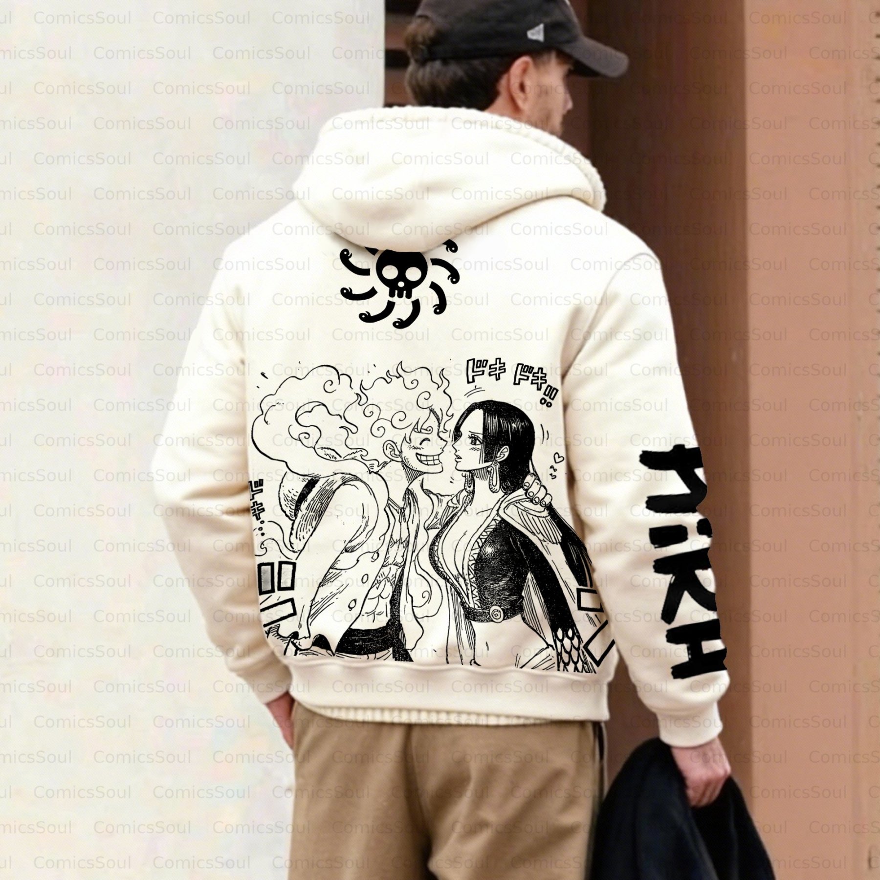 Unisex Graphic Streetwear Vintage Zipper Cardigan Plush Hoodie