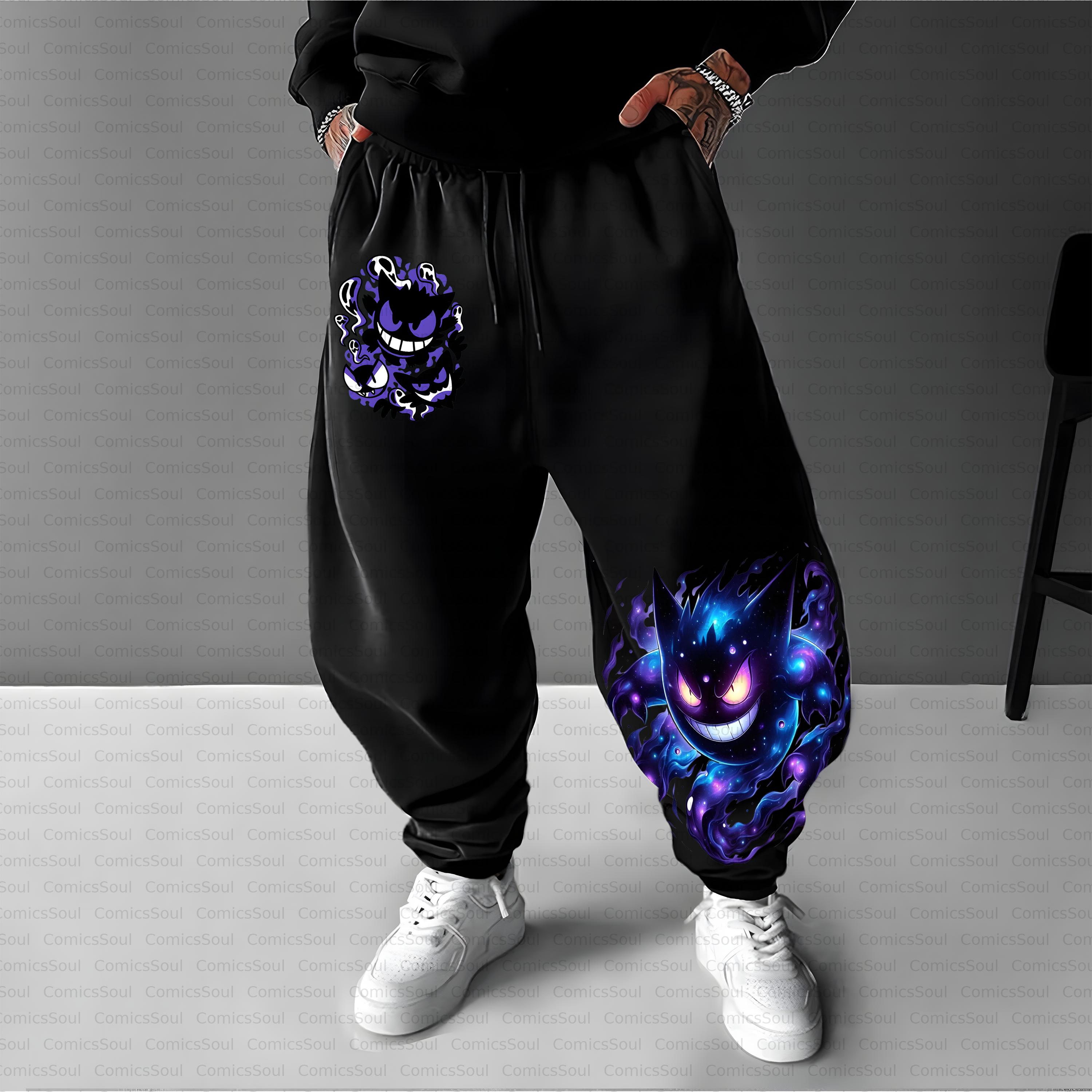 Unisex Casual Anime Streetwear Pant