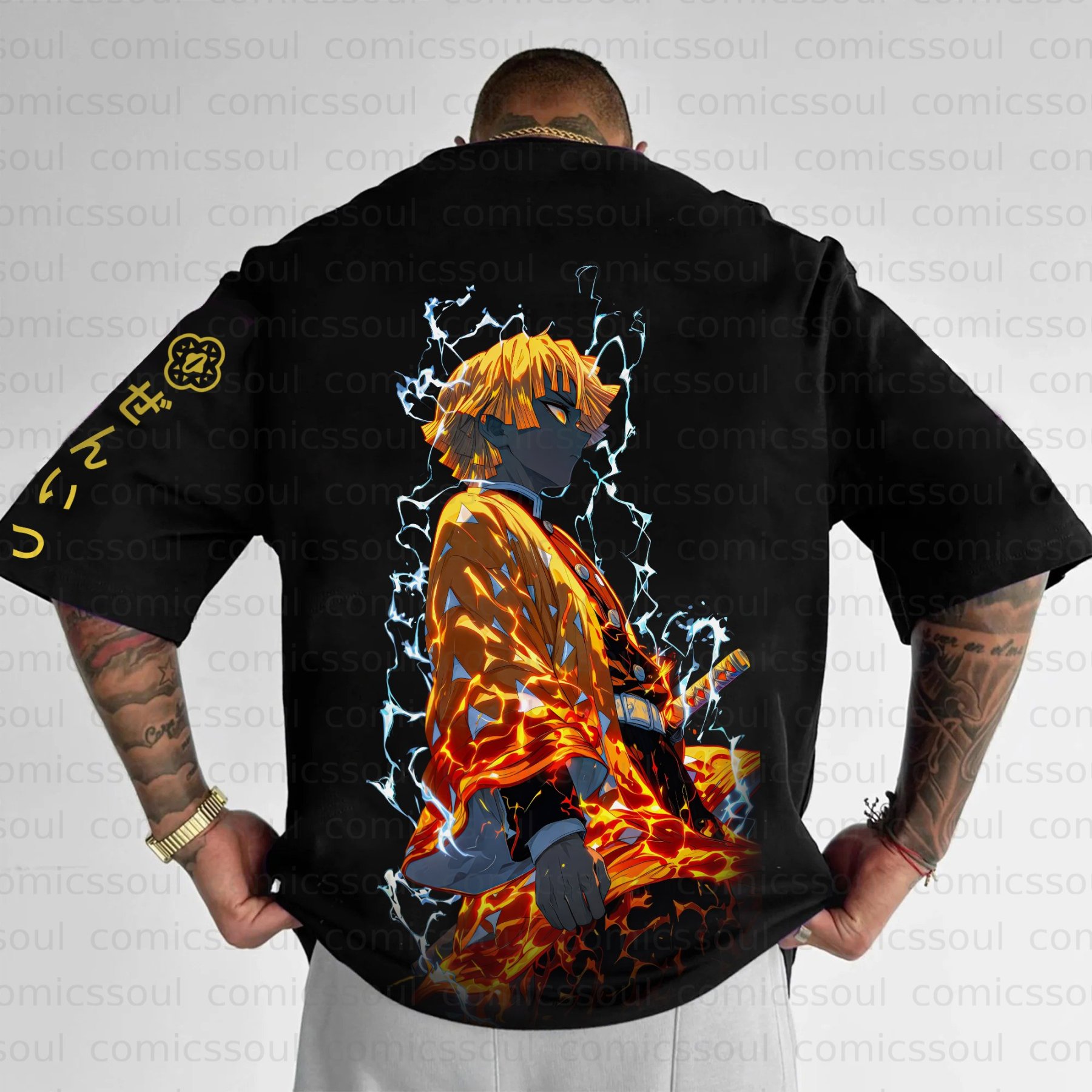 Unisex Anime Inspired Vintage T-Shirt | Demon Slayer