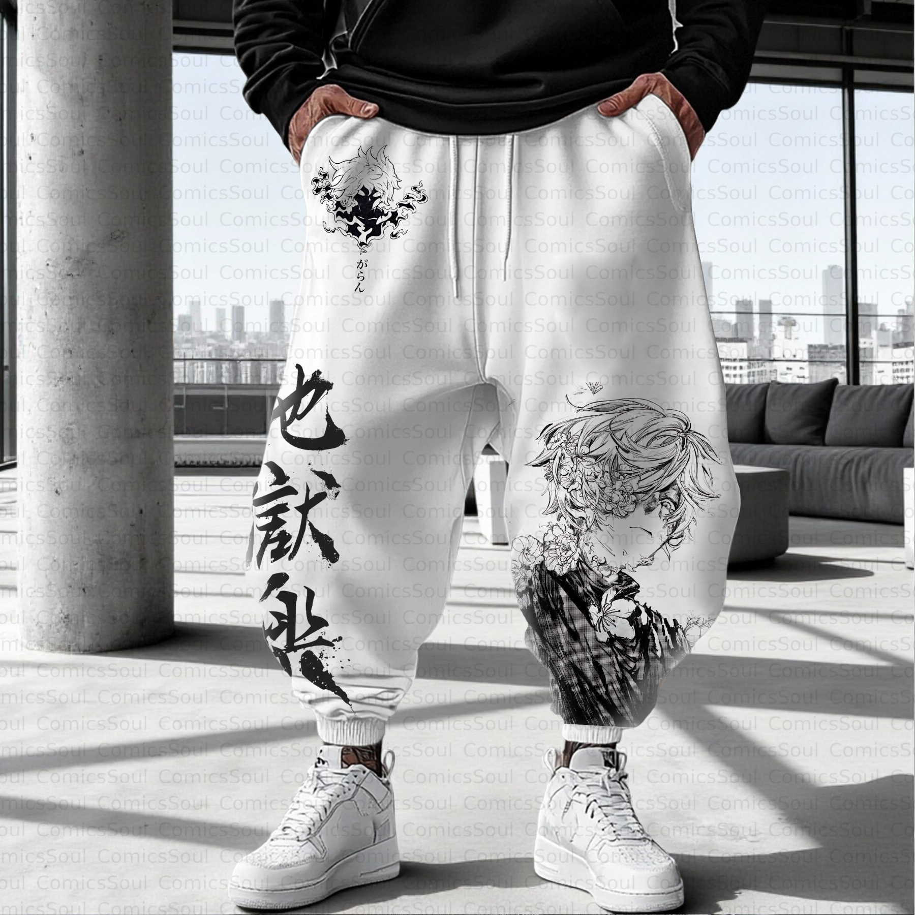 Unisex Casual Anime Streetwear Pant