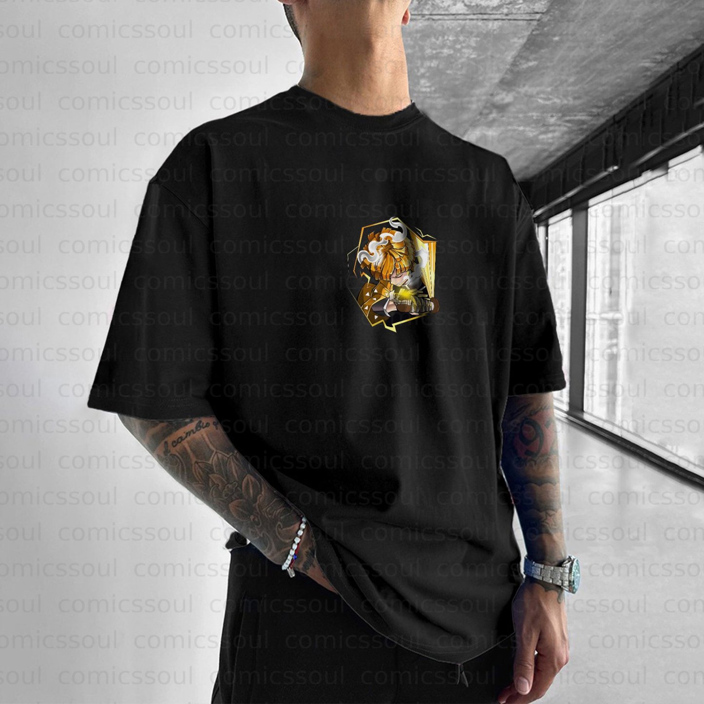 Unisex Anime Inspired Vintage T-Shirt | Comicssoul