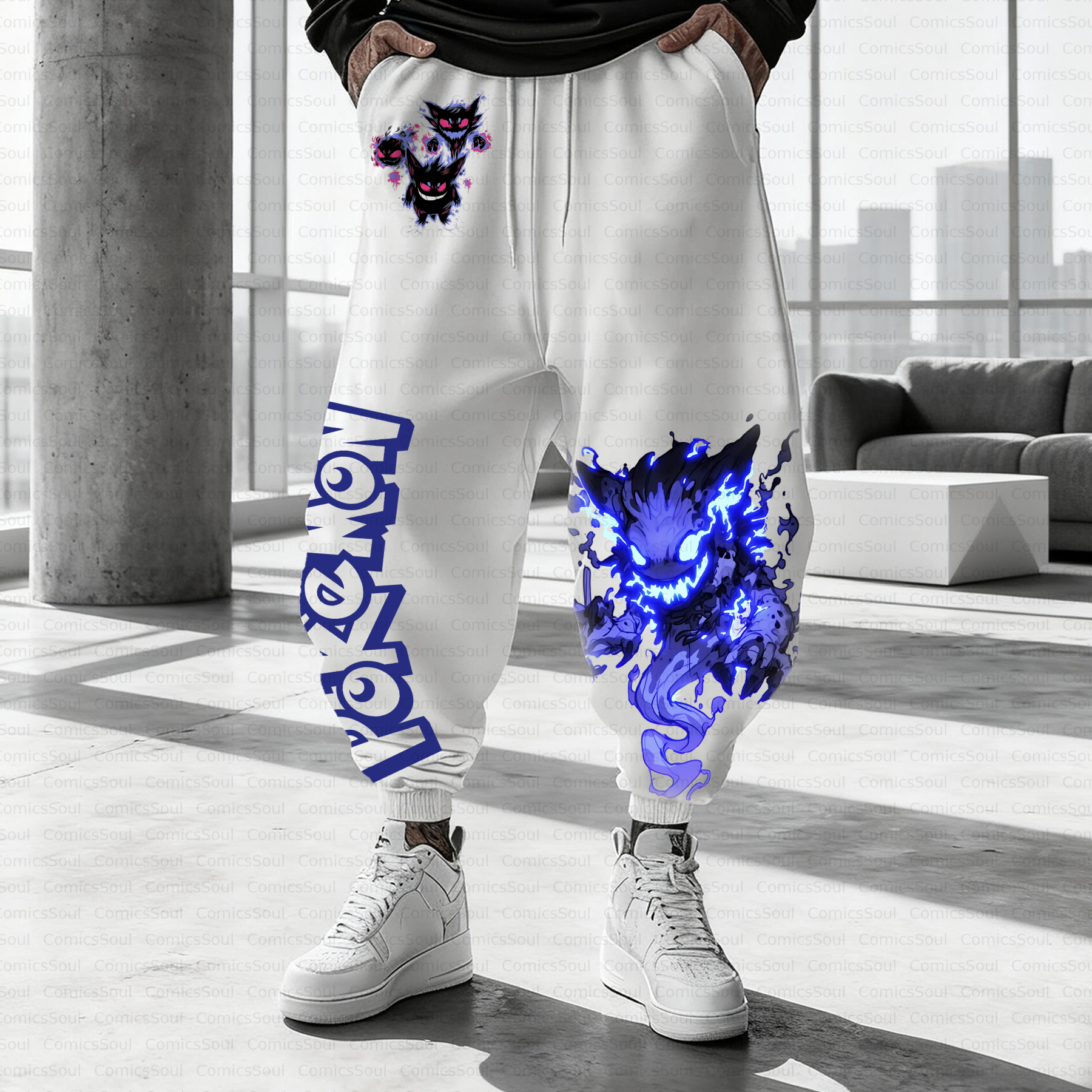 Unisex Casual Anime Streetwear Pant