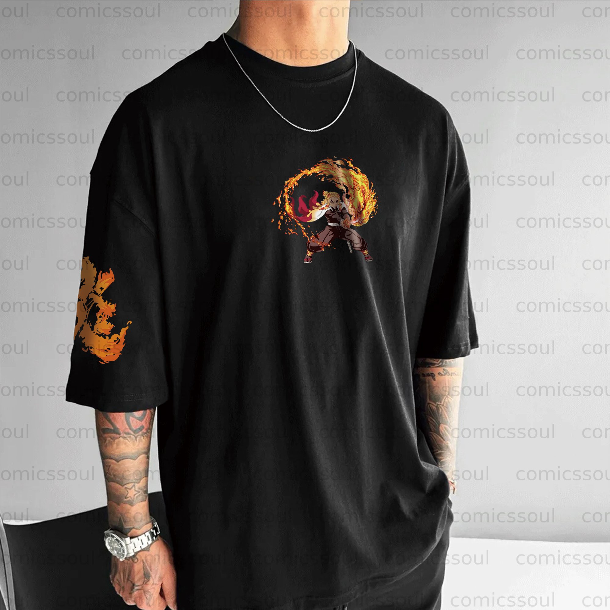 Unisex Anime Inspired Vintage T-Shirt