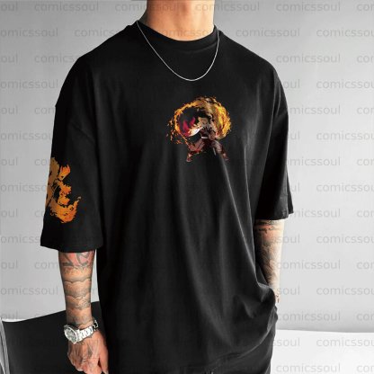 Unisex Anime Inspired Vintage T-Shirt