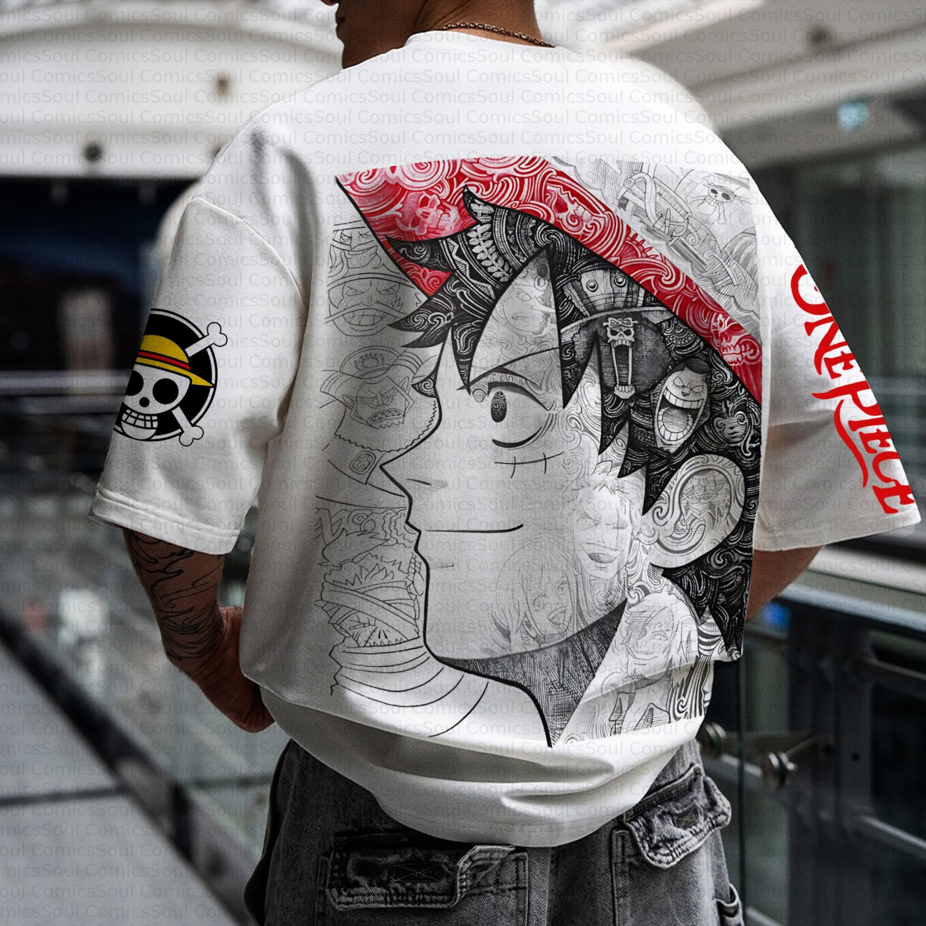 Unisex Anime Inspired Vintage T-shirt