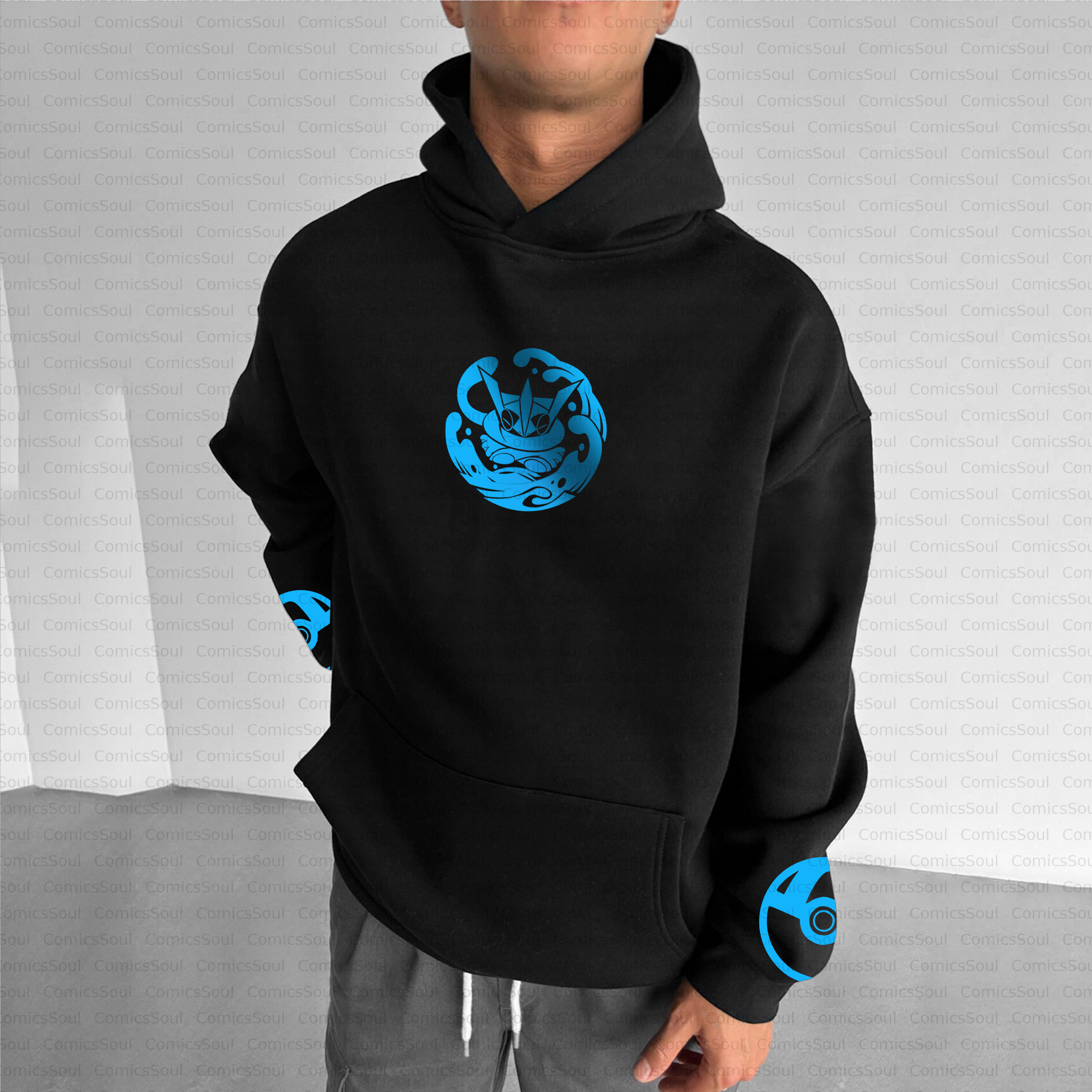 Unisex Anime Inspired Vintage Plush Hoodie