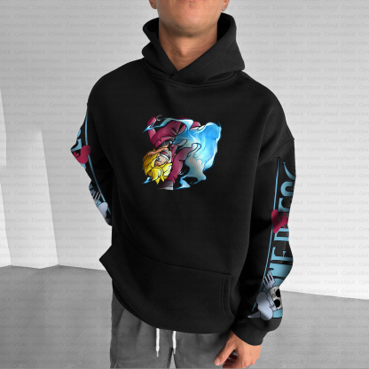 Unisex Graphic Streetwear Vintage Plush Hoodie