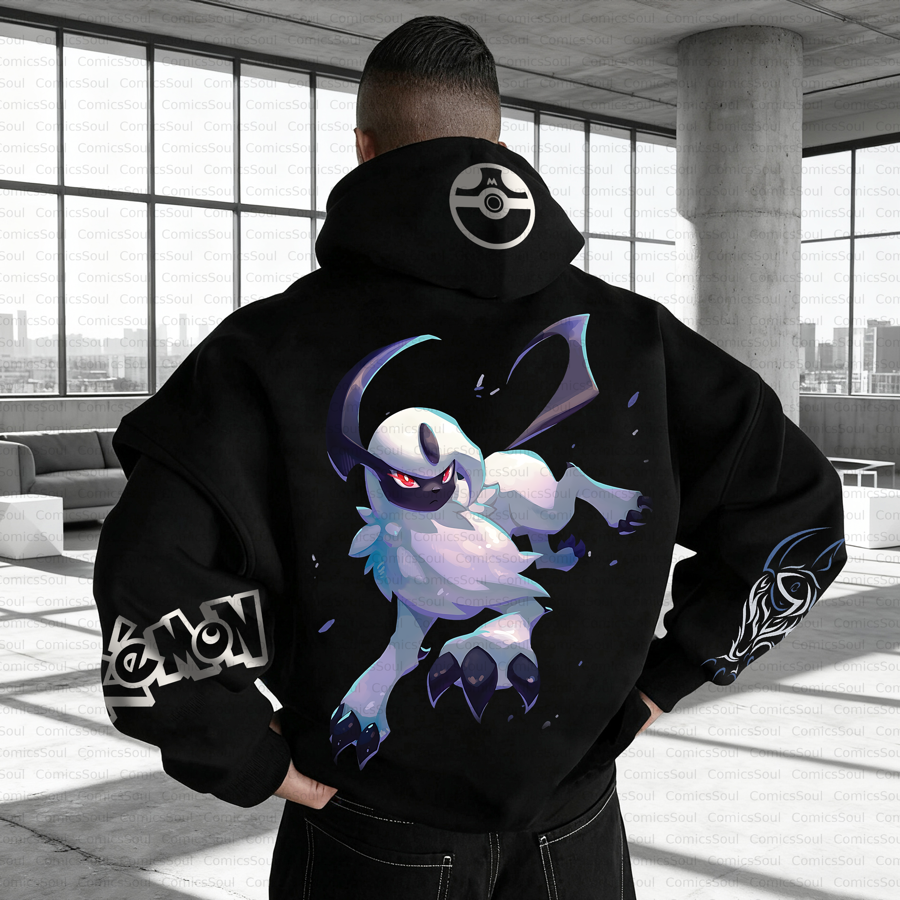 Unisex Anime Inspired Vintage Plush Hoodie