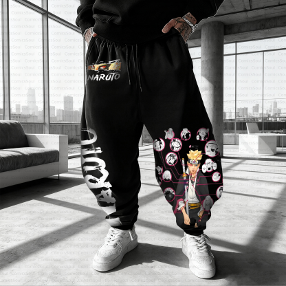 Unisex Casual Anime Streetwear Pant