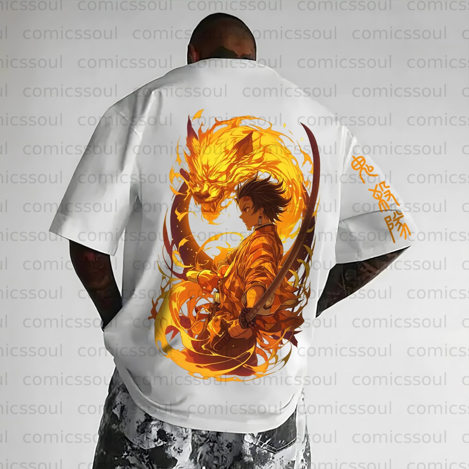 Unisex Anime Inspired Vintage T-Shirt