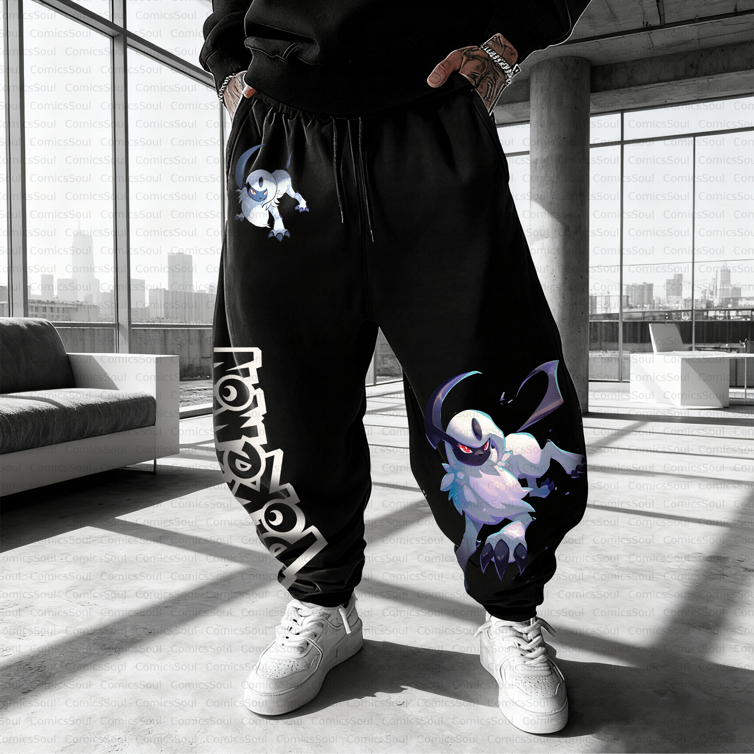 Unisex Casual Anime Streetwear Pant