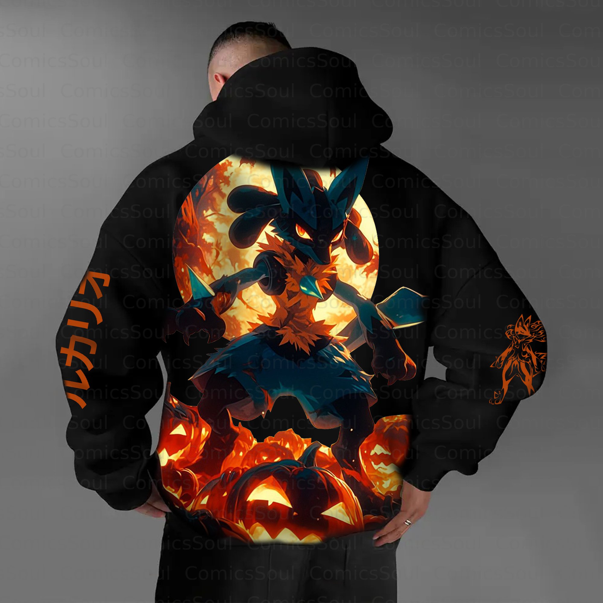 Unisex Anime Graphic Streetwear Vintage Hoodie