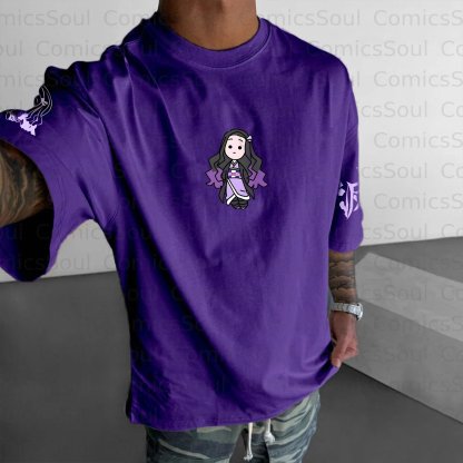 Unisex Anime Halloween Inspired Vintage T-Shirt