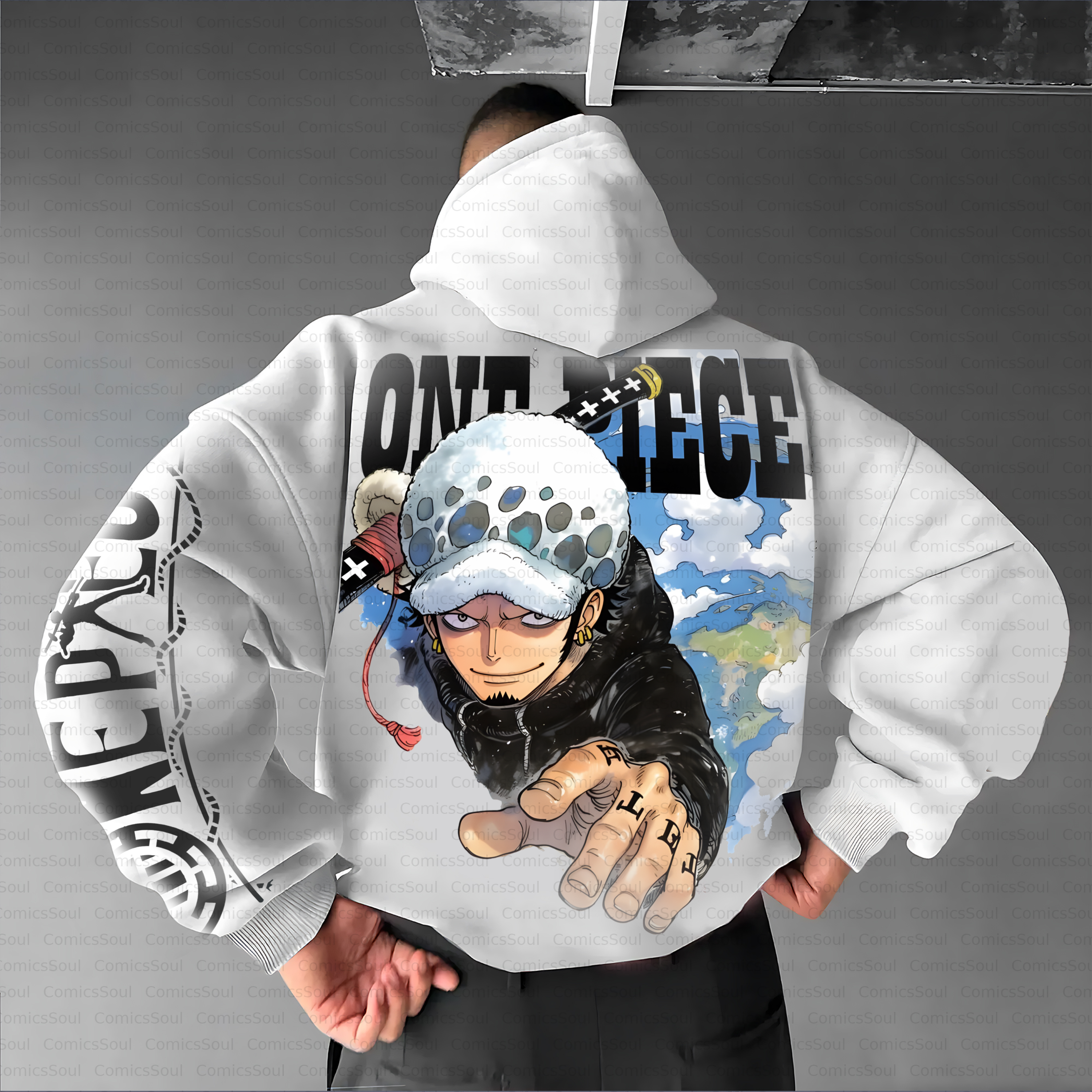 Unisex Graphic Streetwear Vintage Plush Hoodie
