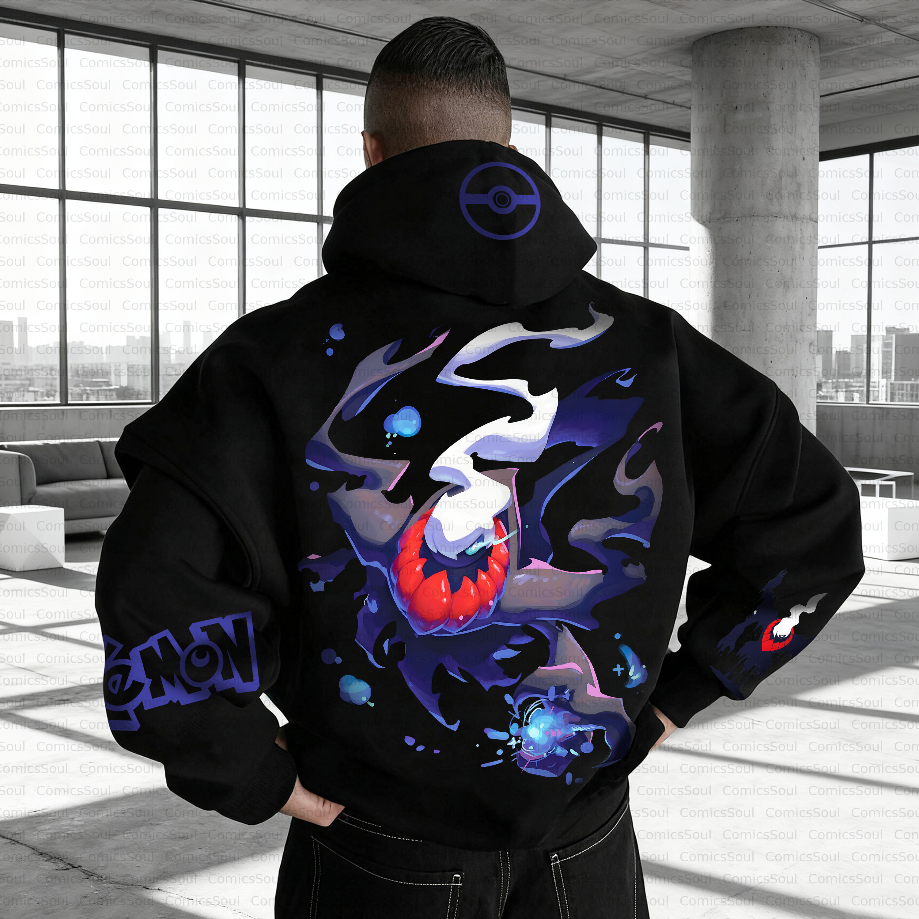 Unisex Anime Inspired Vintage Plush Hoodie