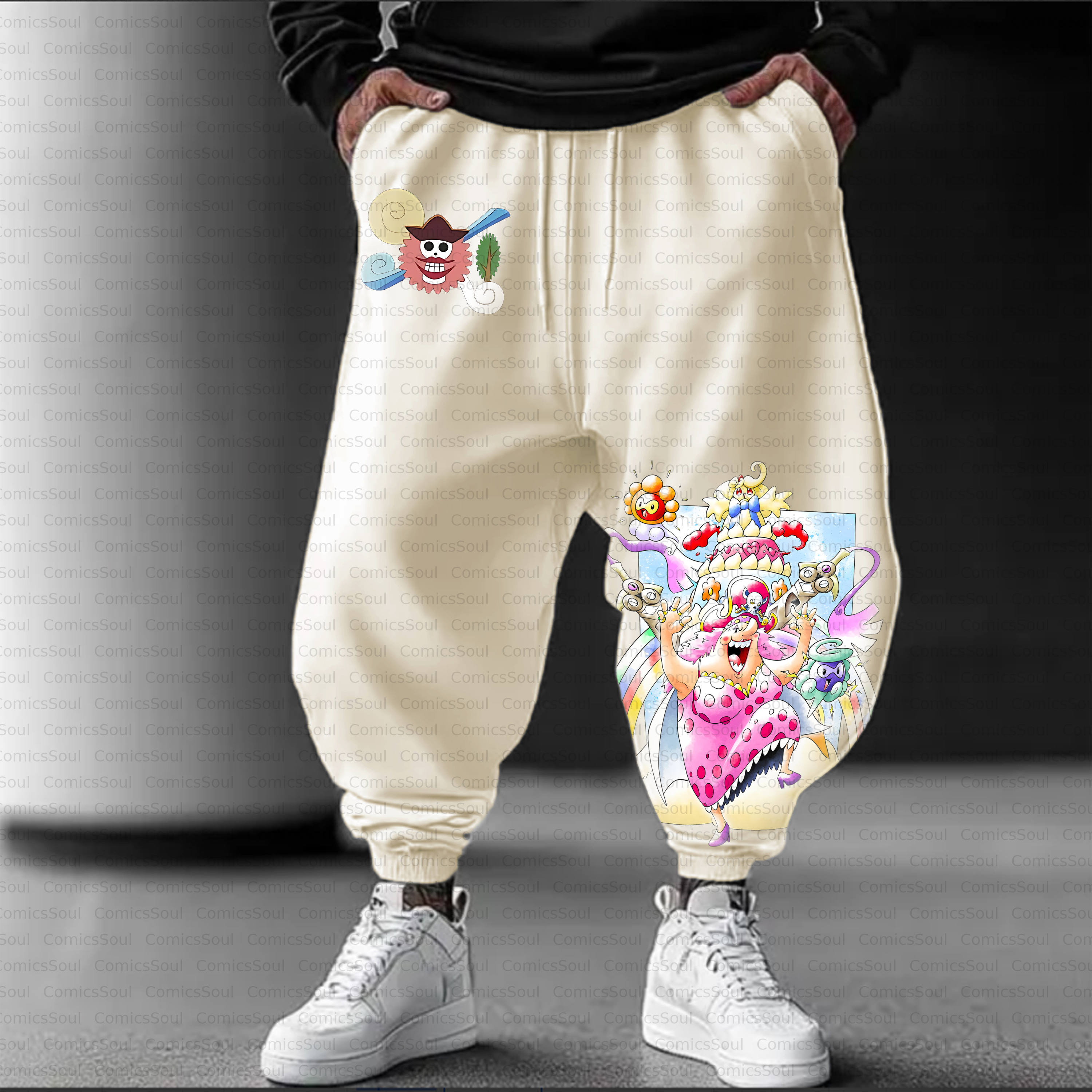 Unisex Casual Anime Streetwear Pant