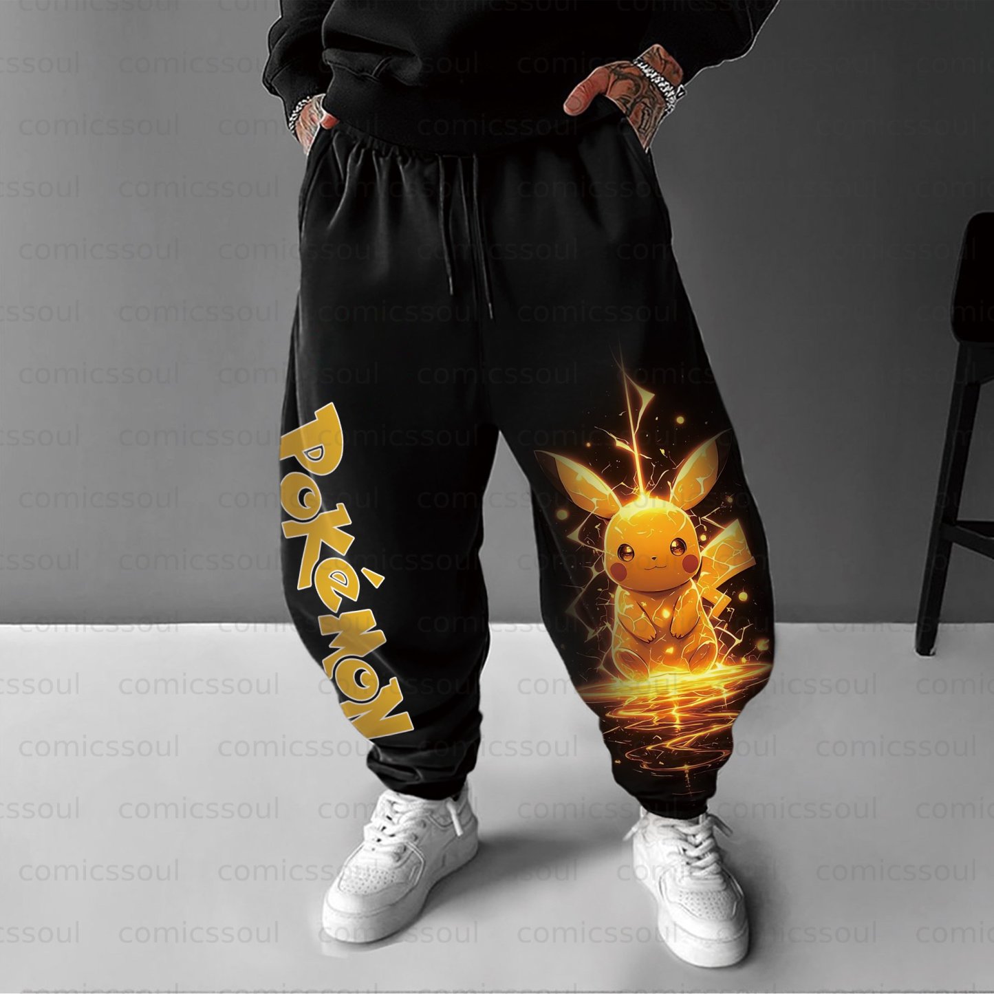 Unisex Anime Inspired Vintage Pants