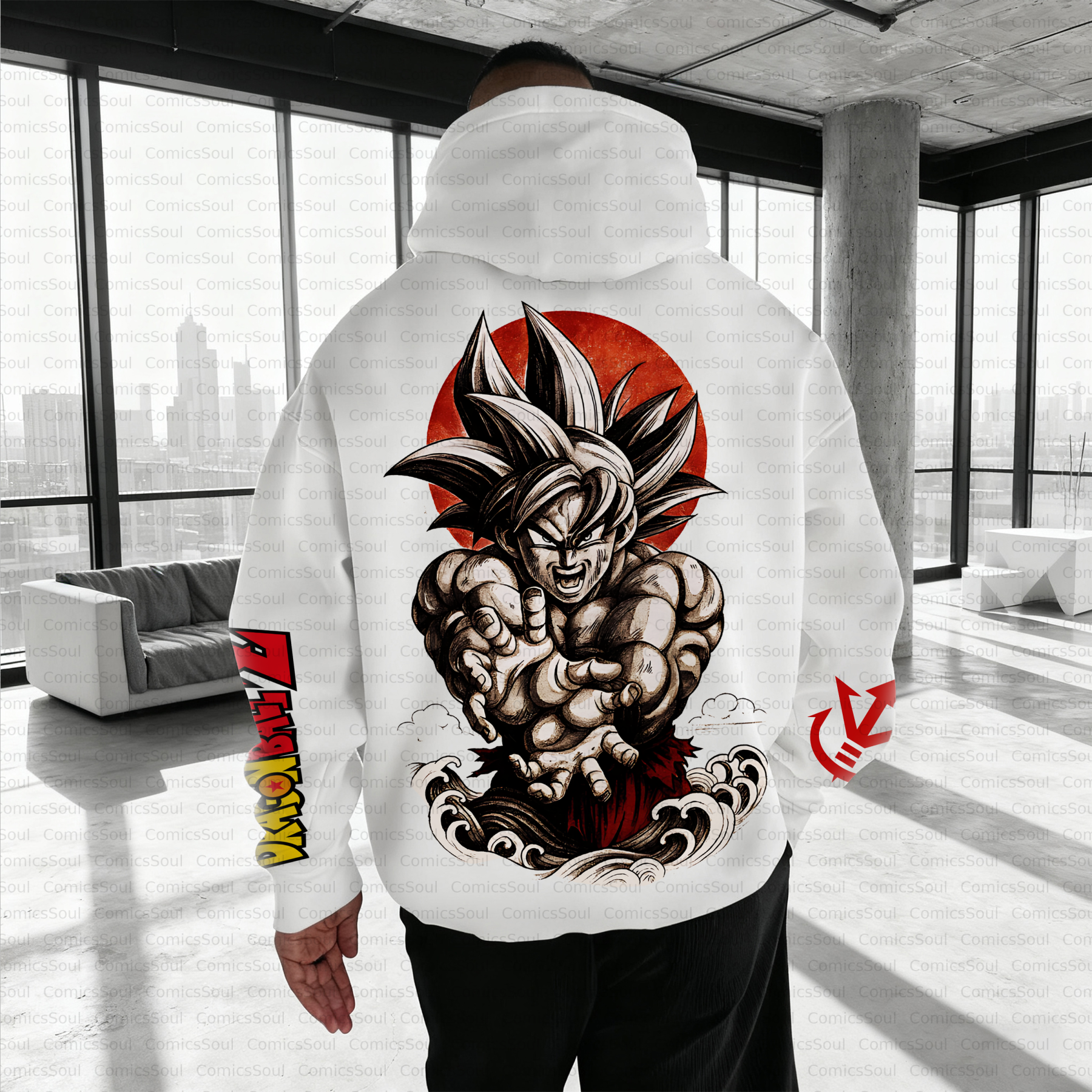 Unisex Anime Inspired Vintage Plush Hoodie