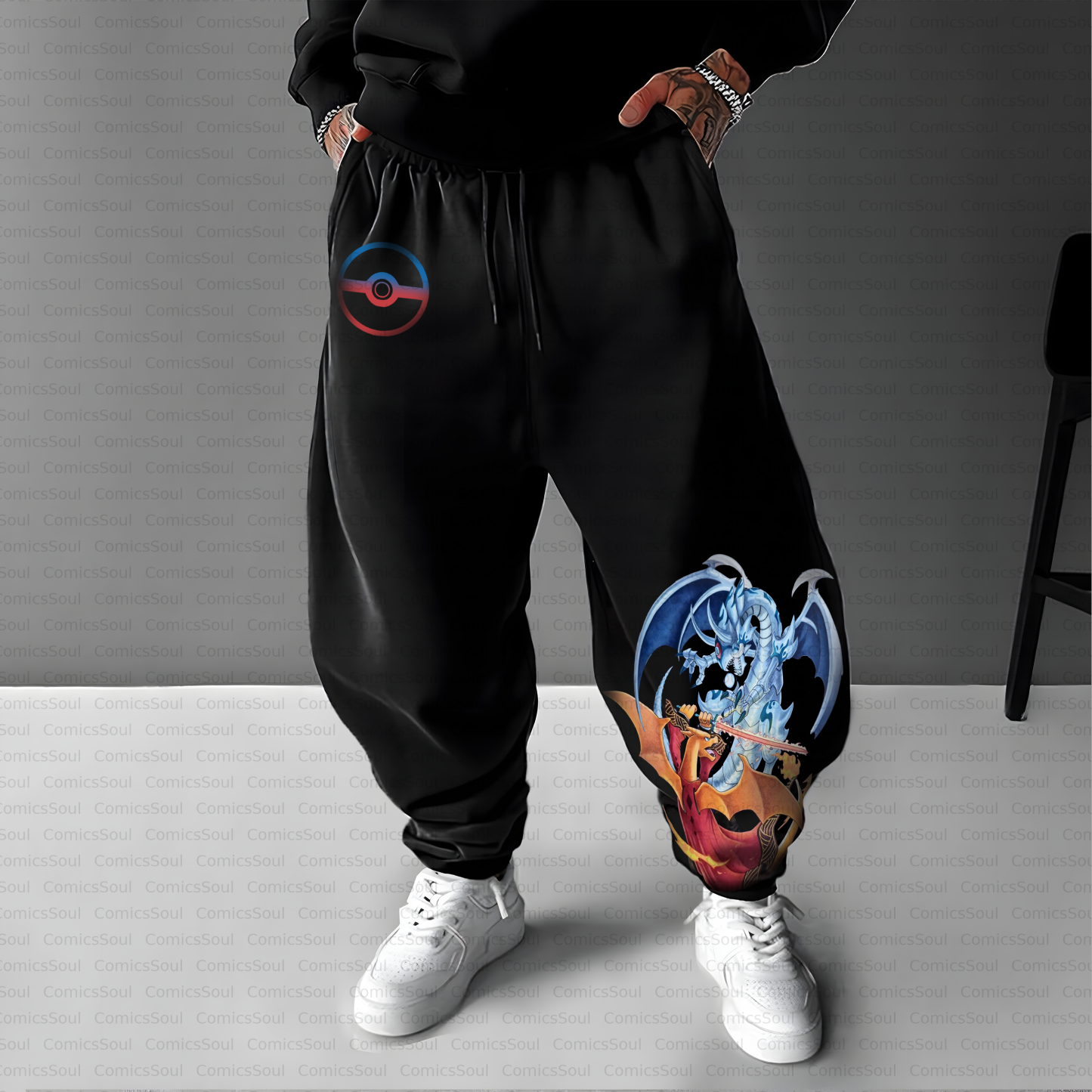 Unisex Casual Anime Streetwear Pant