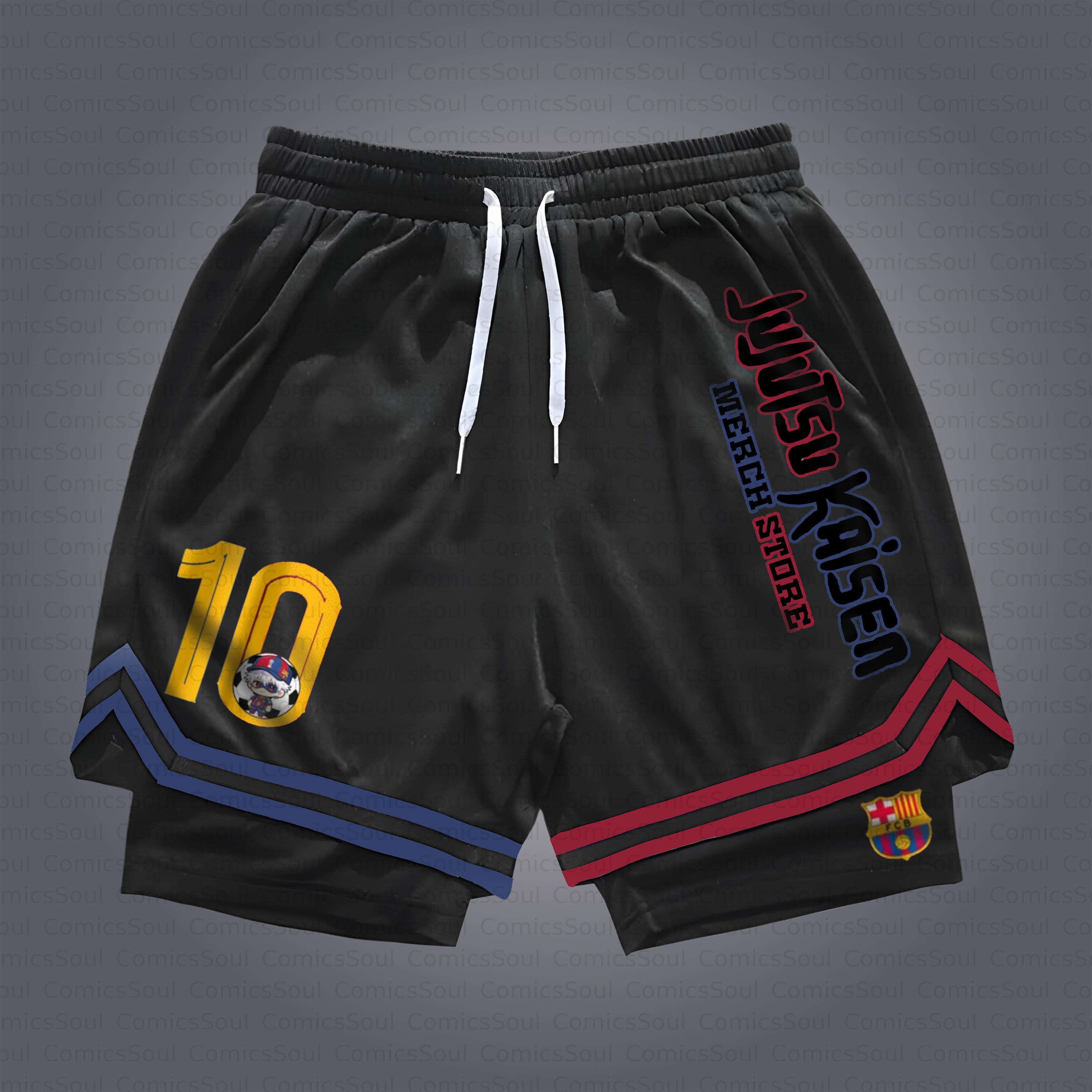 Unisex Casual Anime Style Shorts