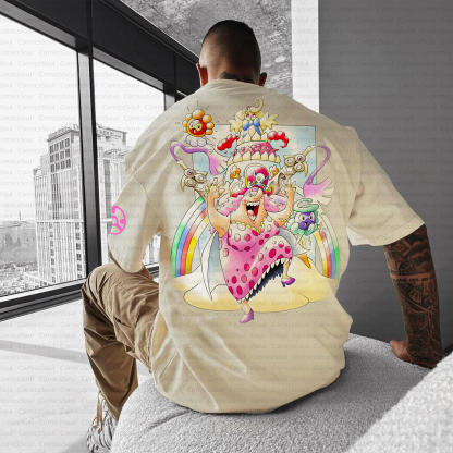 Unisex Anime Inspired Vintage T-Shirt