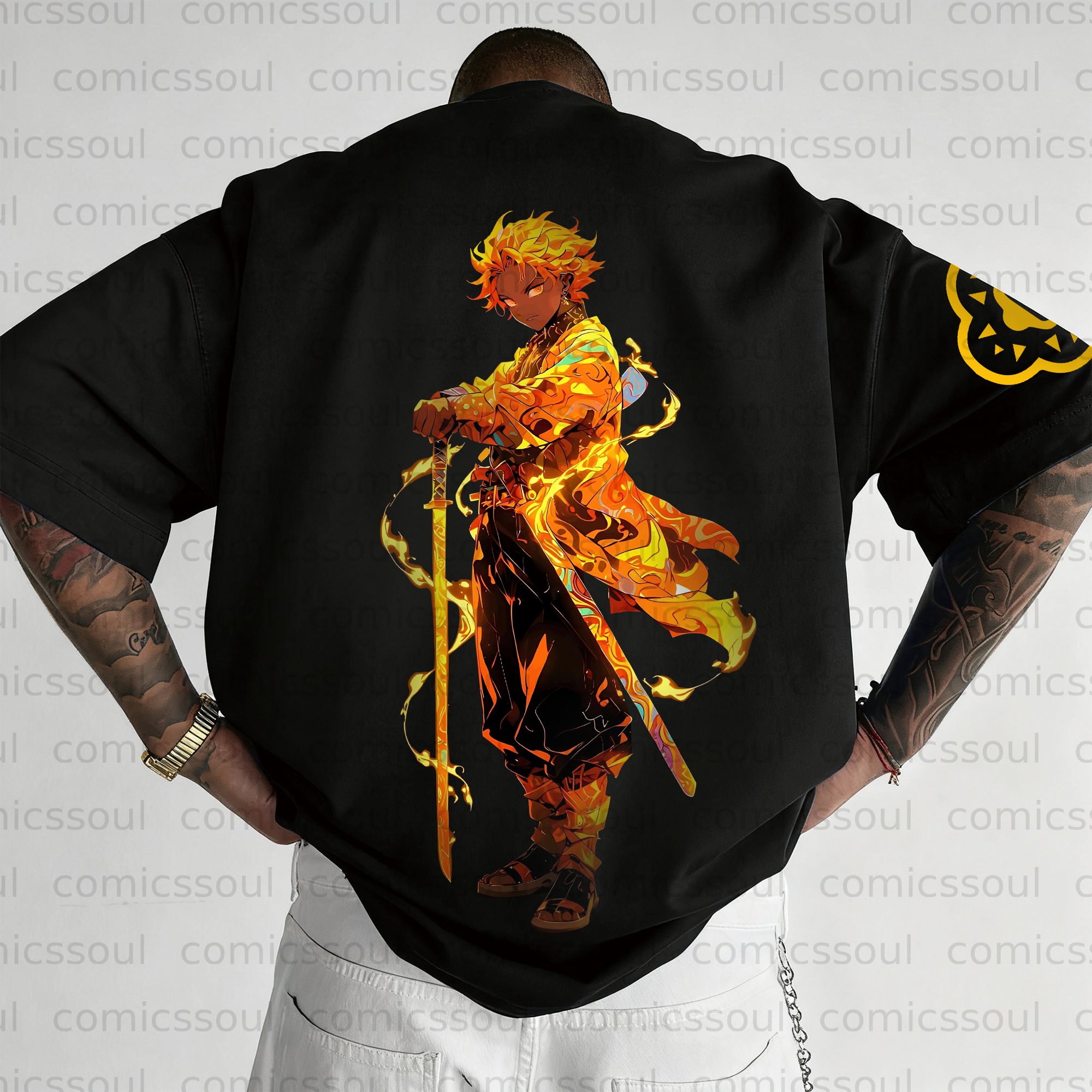 Unisex Anime Inspired Vintage T-Shirt