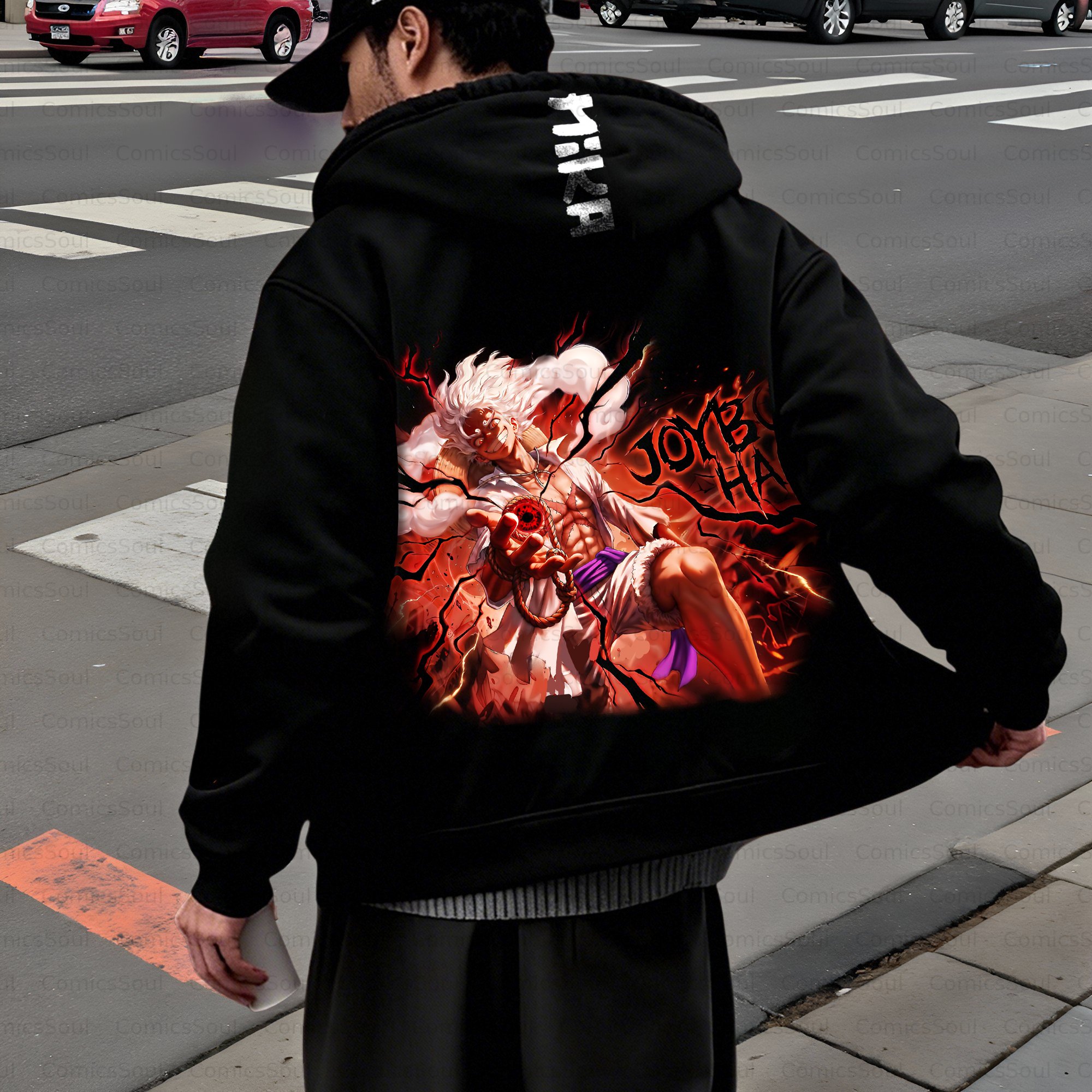 Unisex Graphic Streetwear Vintage Zipper Cardigan Plush Hoodie