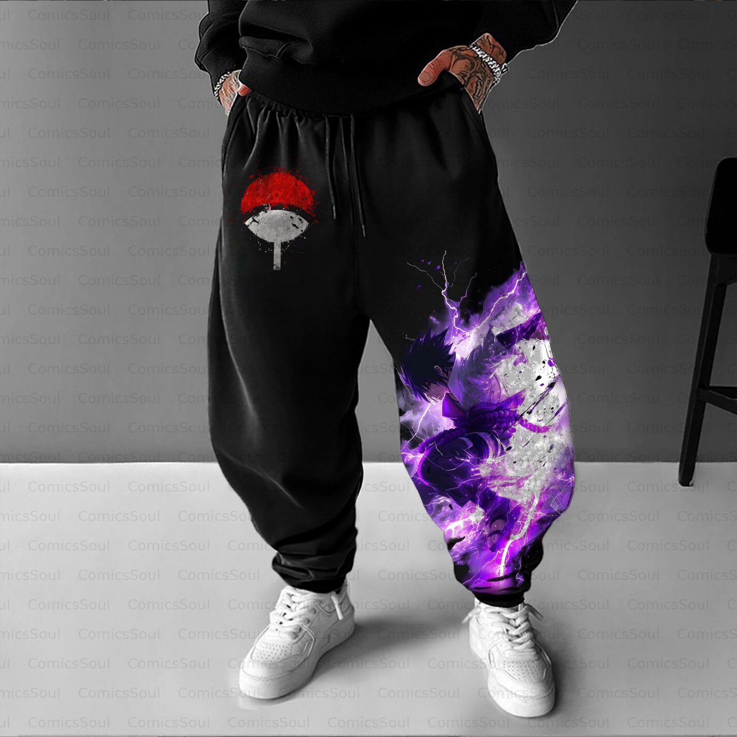 Unisex Casual Streetwear Plush Pants