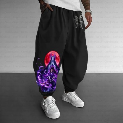 Unisex Casual Streetwear Plush Pants