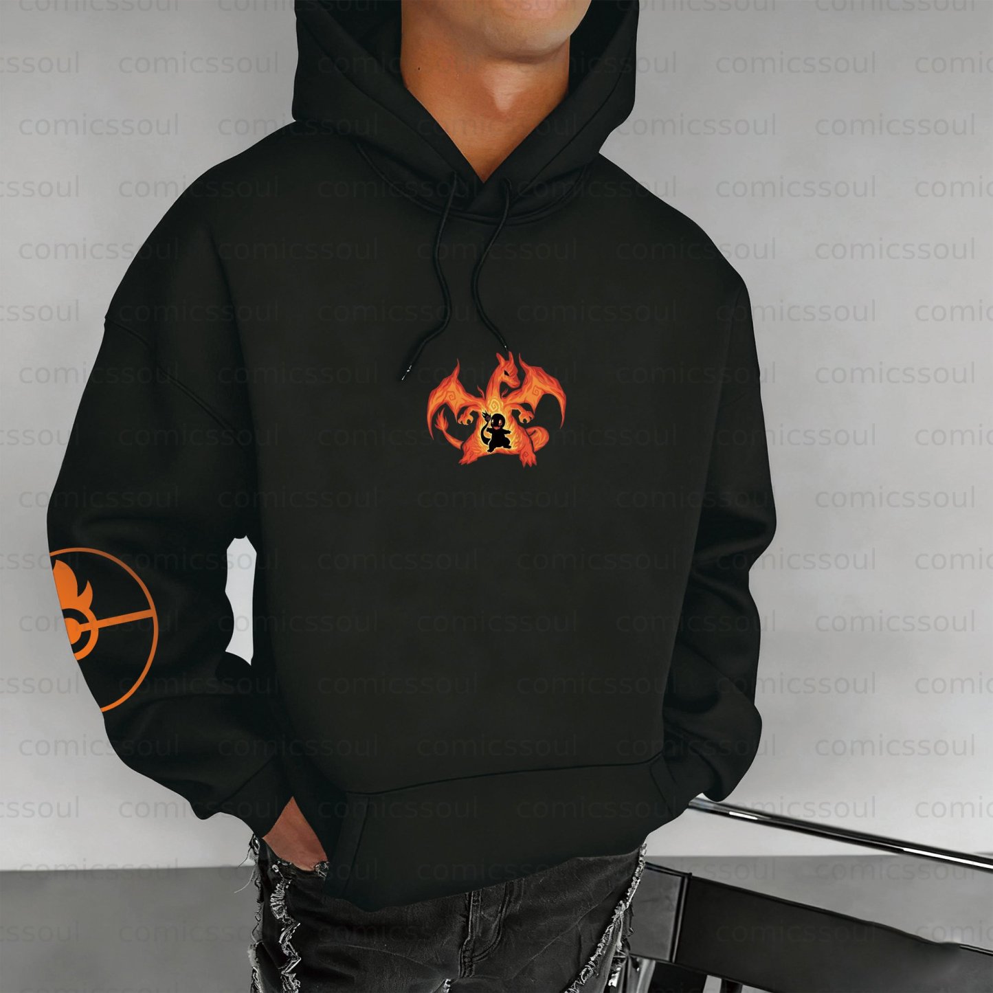 Unisex Anime Graphic Streetwear Vintage Plush Hoodie