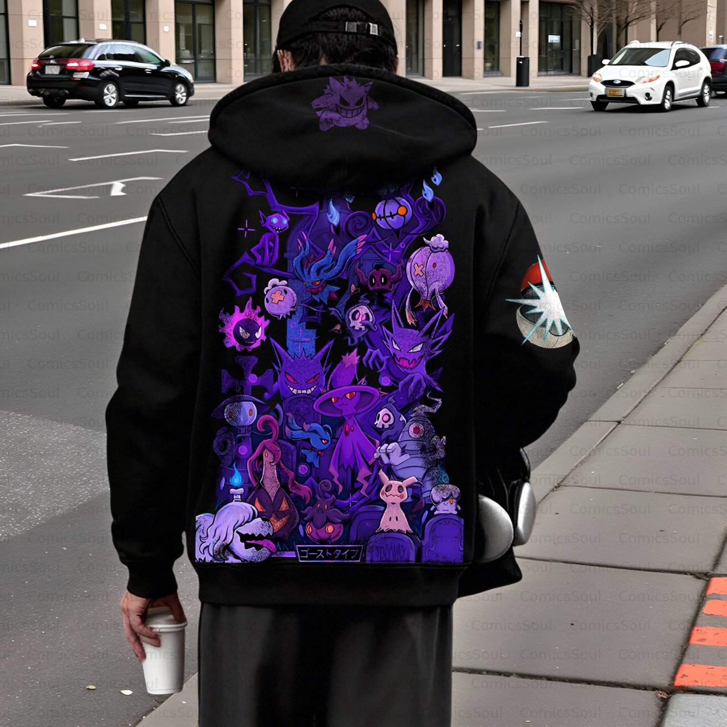 Unisex Graphic Streetwear Vintage Zipper Cardigan Plush Hoodie