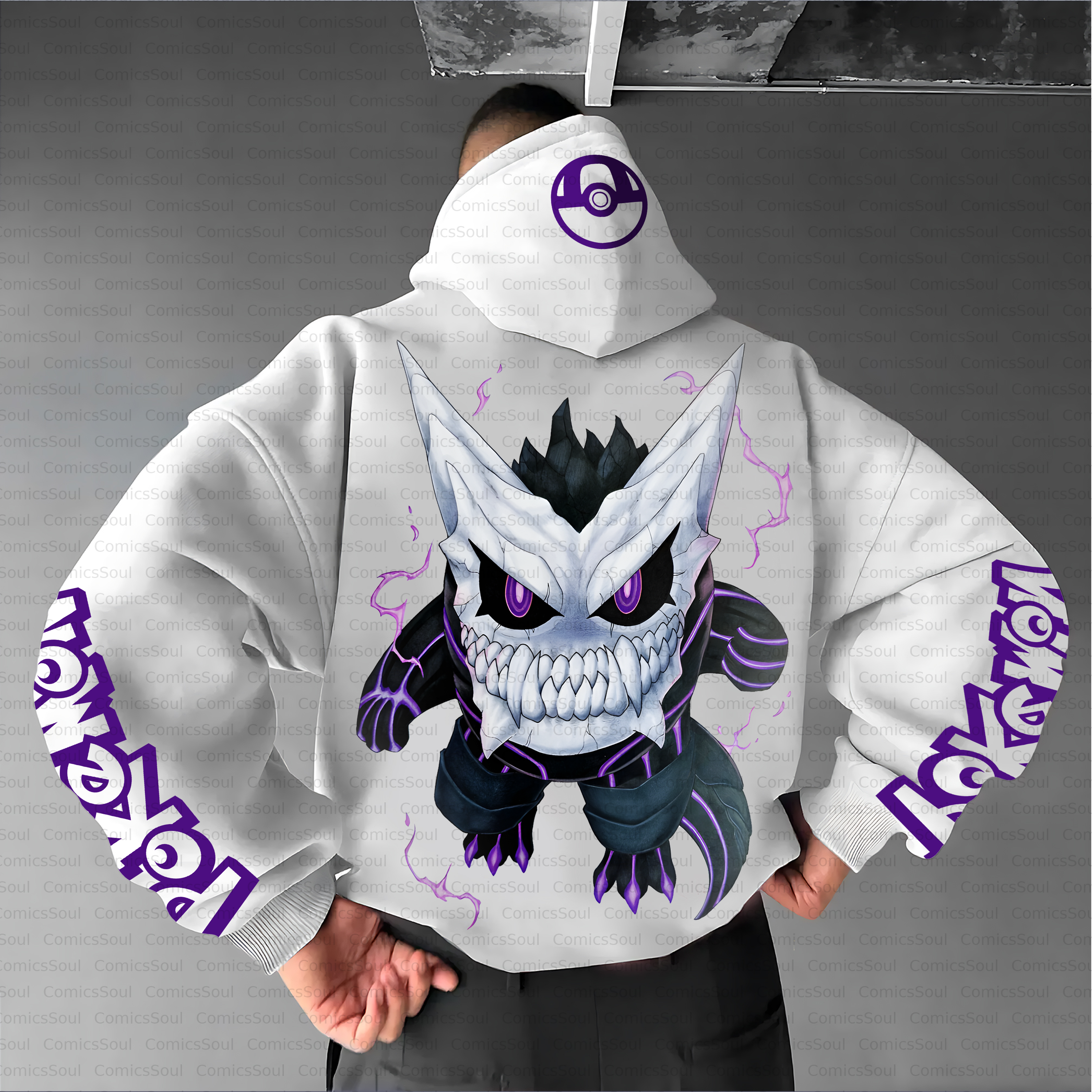 Unisex Anime Inspired Vintage Plush Hoodie