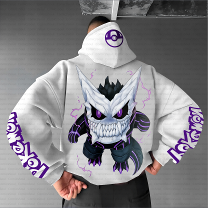 Unisex Anime Inspired Vintage Plush Hoodie