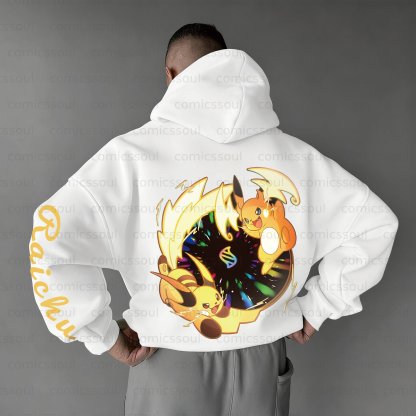 Unisex Anime Graphic Streetwear Vintage Plush Hoodie