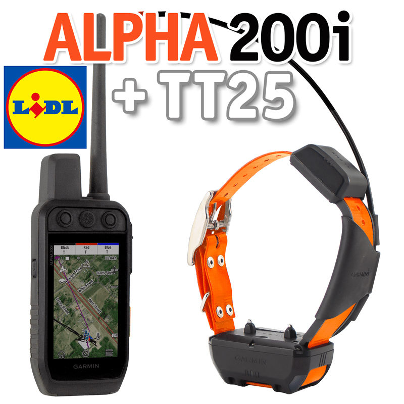 Wyprzedaż LIDL na Czarny Piątek, [Obroża dla psa GARMIN Alpha® 200i+Alpha® TT25] Limitowana do 100 egzemplarzy – 90% zniżki